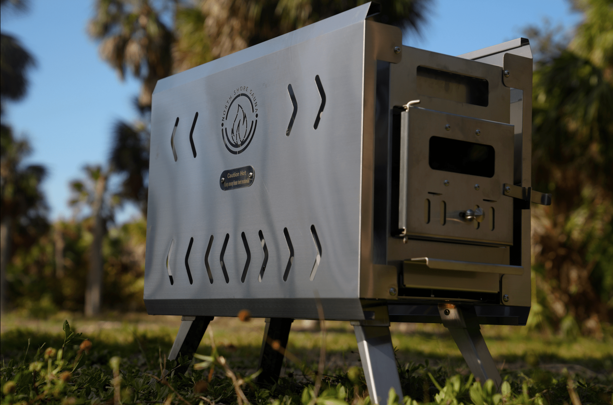 North Shore Sauna Mini Cube Sauna Tent Pro Package (2 - person)