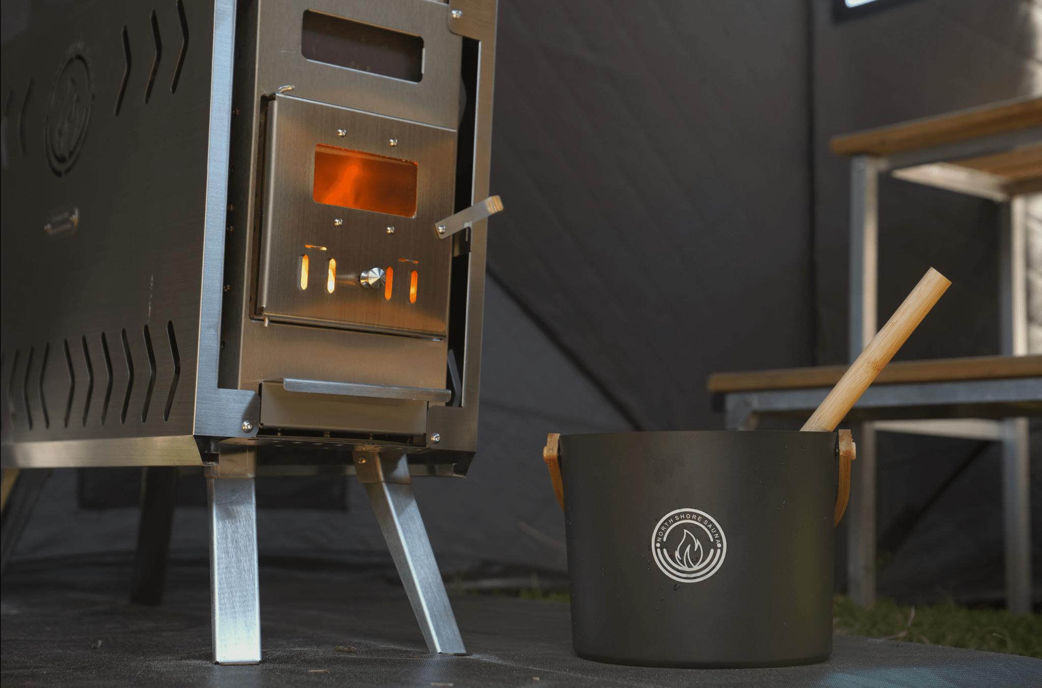 North Shore Sauna Nova 4 Sauna Tent Elite Experience Package (4 - person)