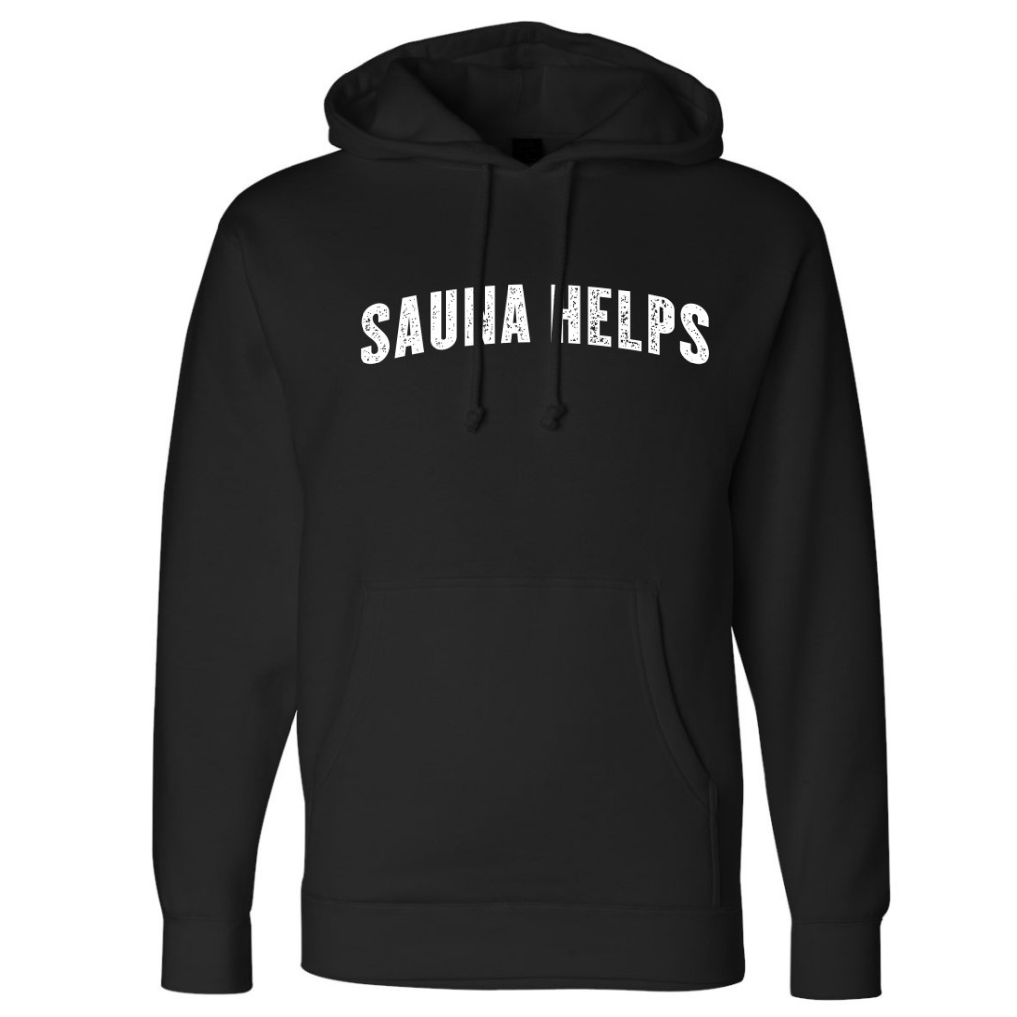 North Shore Sauna Reactive Black Sauna Helps Hoodie