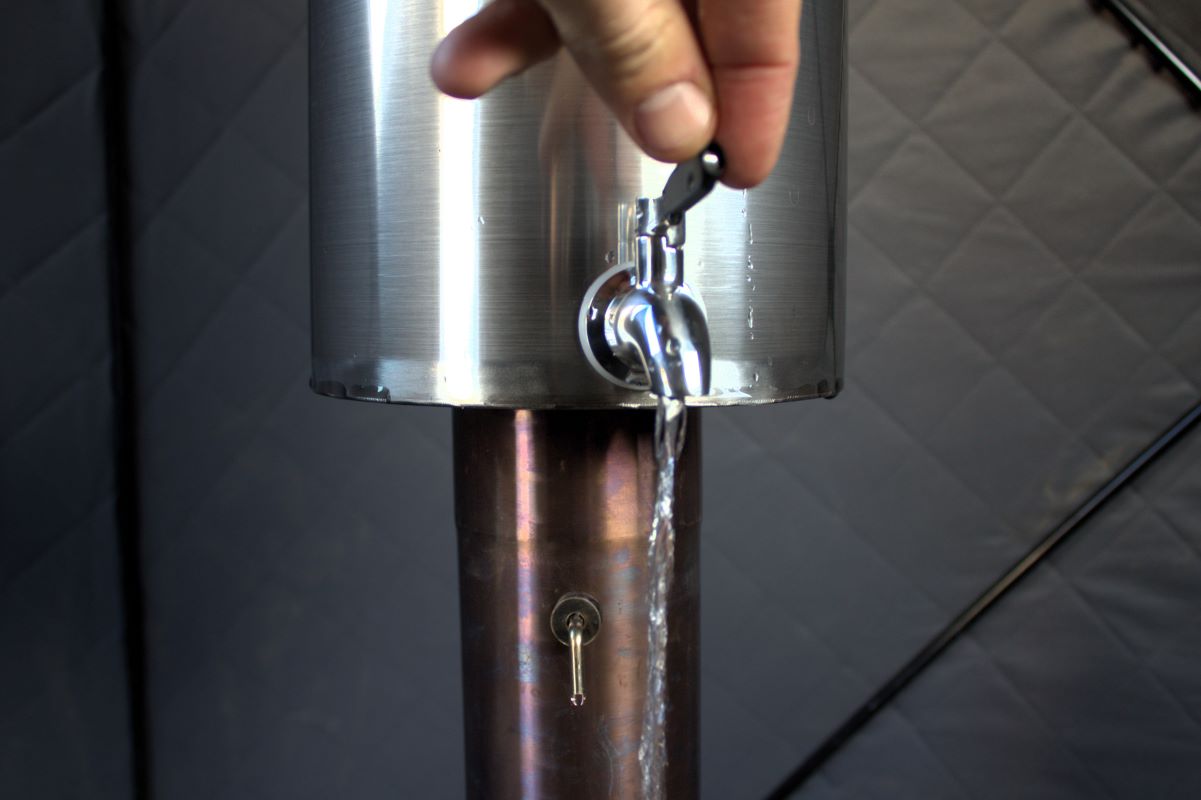 North Shore Sauna Sauna Tent Water Heater