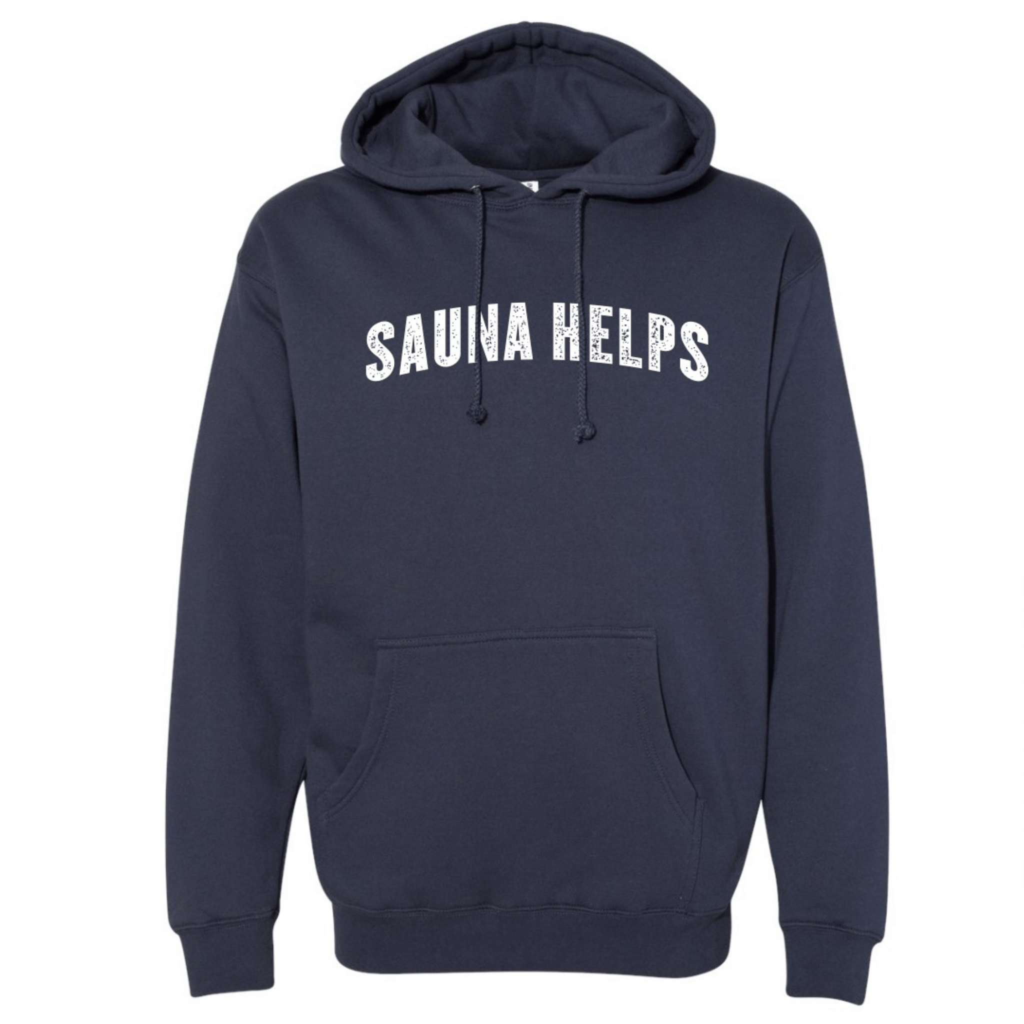 North Shore Sauna Slate Blue Sauna Helps Hoodie