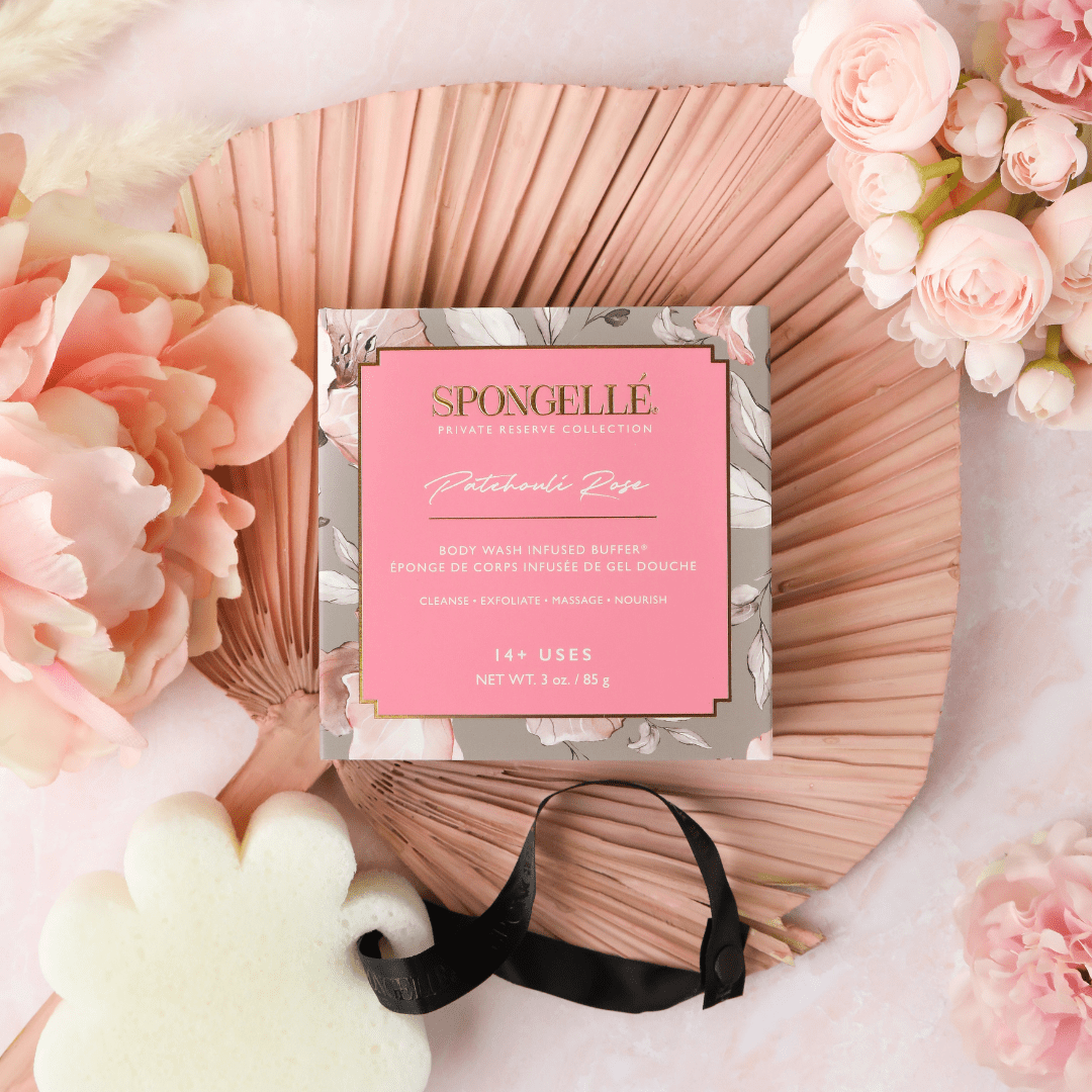 Spongellé Patchouli Rose | Boxed Flower