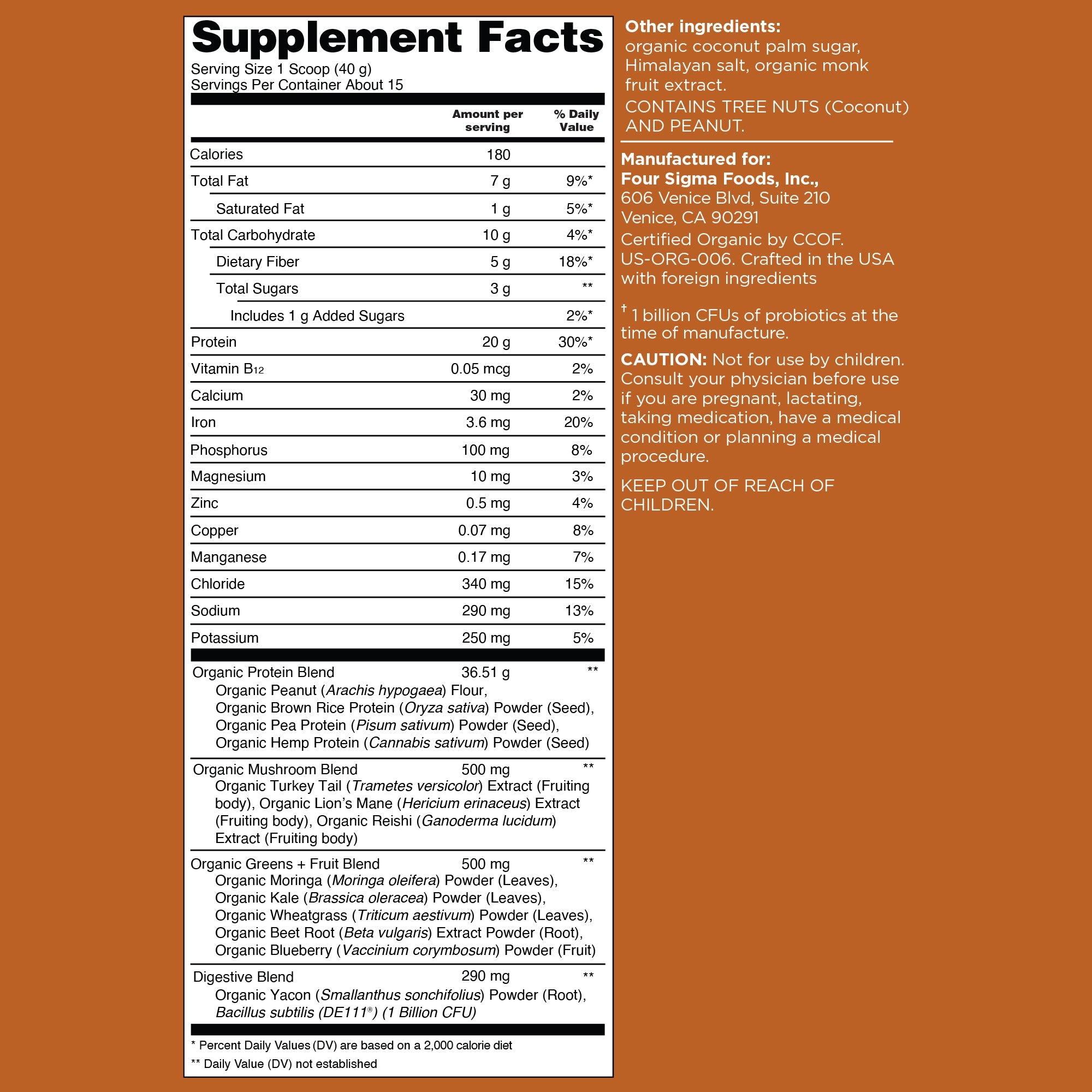 Plant-Based Protein – Peanut Butter