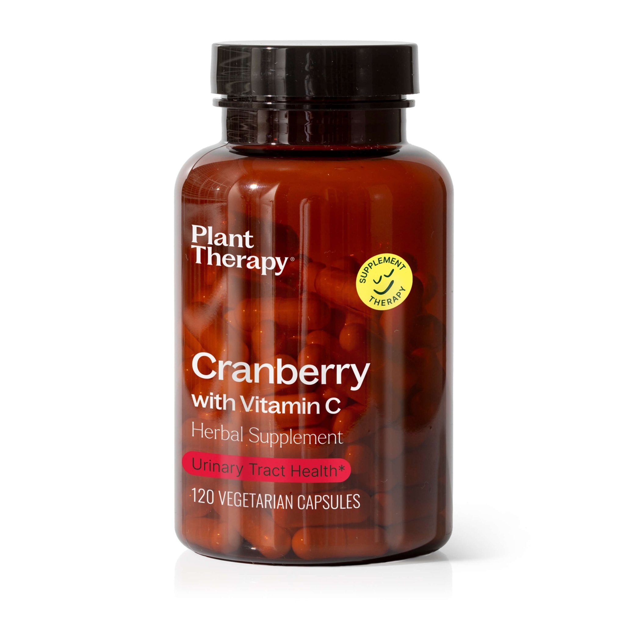 Plant Therapy Cranberry with Vitamin C Herbal Supplement - 120 Capsules
