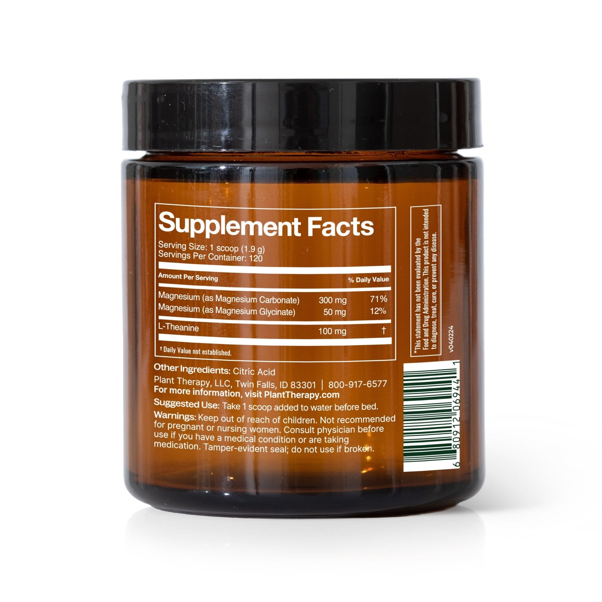 Plant Therapy Rest & Restore Magnesium Powder