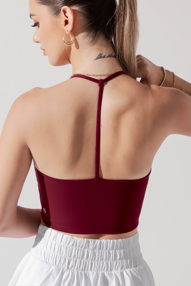 POPFLEX® Flexy Crop Top - Crimson