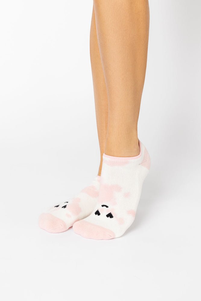POPFLEX® Heart Eyes Low Rise Socks - Pink Tie Dye