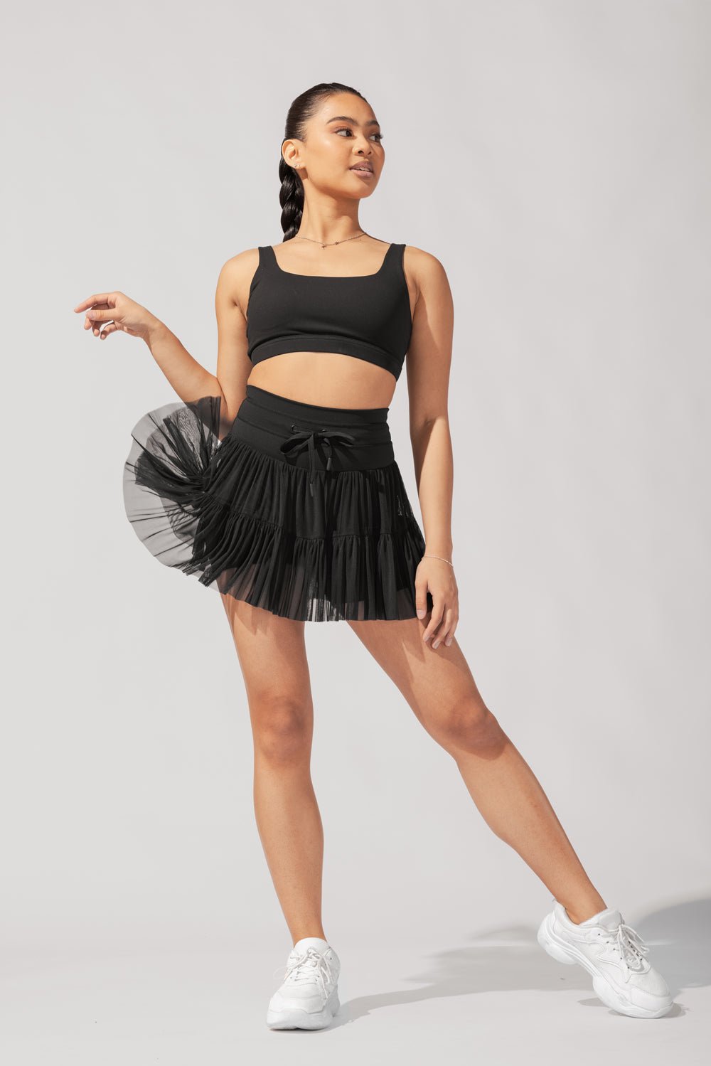 POPFLEX® Pirouette Skort - Black