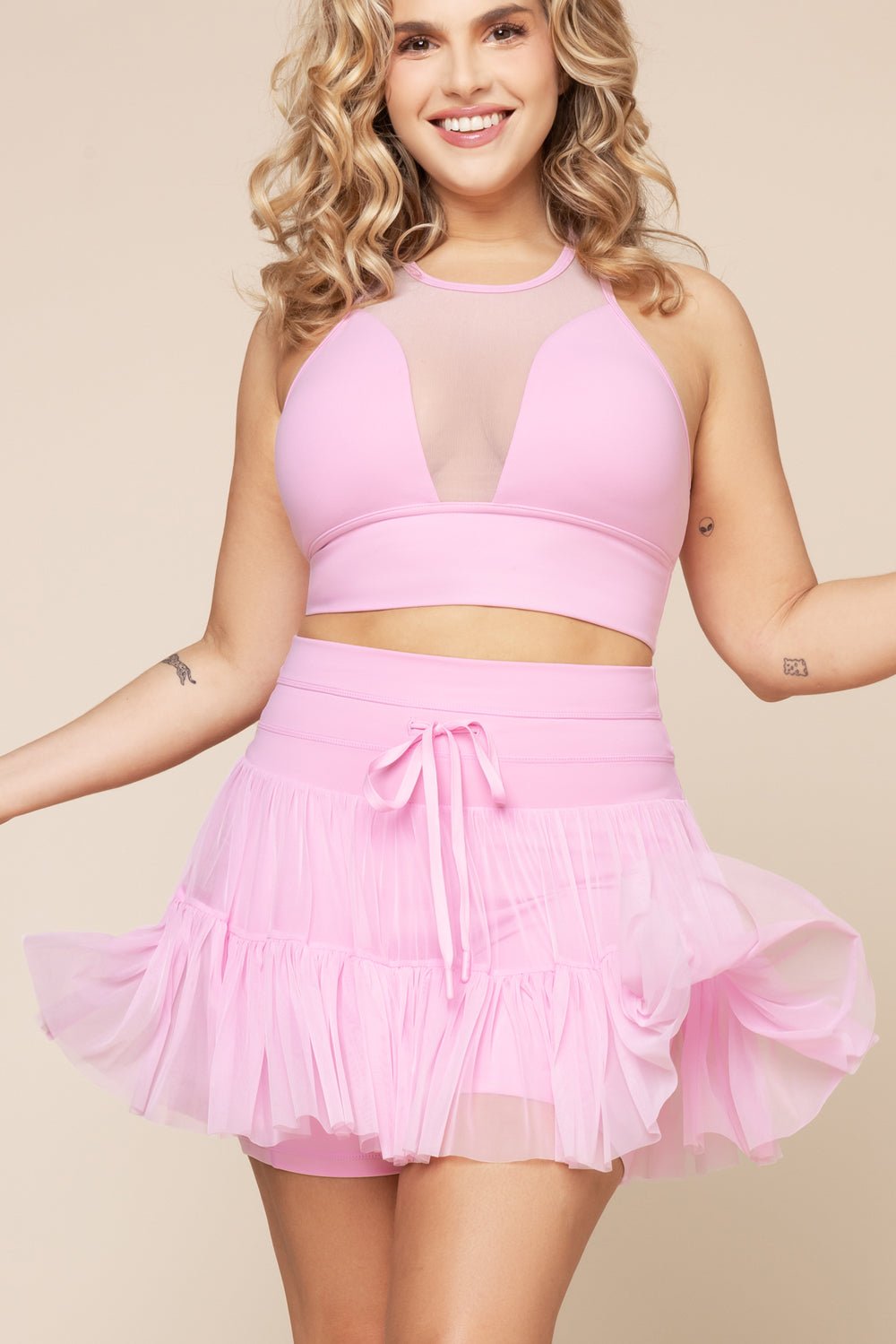 POPFLEX® Pirouette Skort - Bubblegum