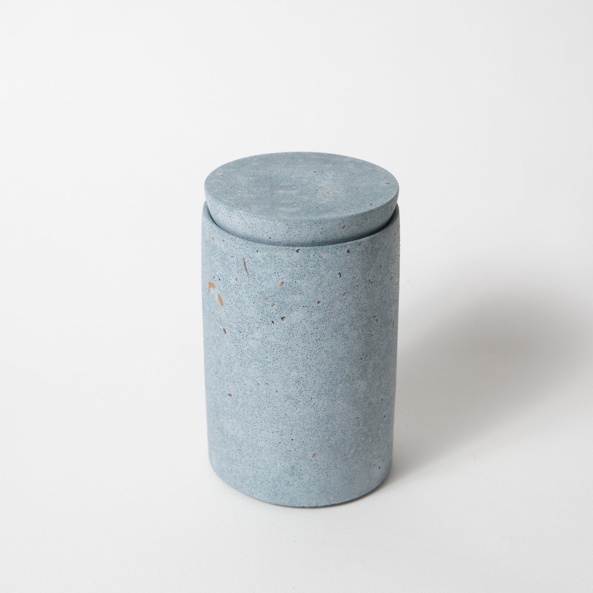 Pretti.Cool Cotton Swab Holder | Light Blue Terrazzo