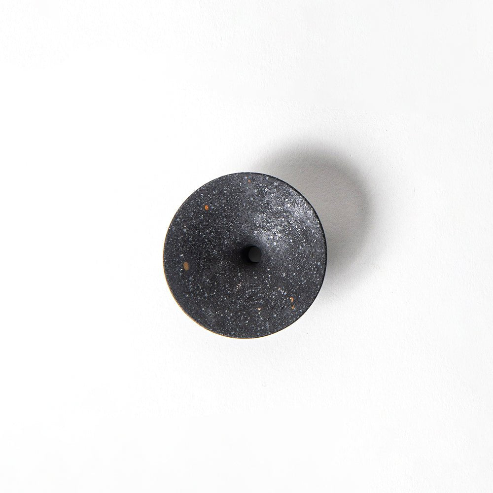 Pretti.Cool Dimple Wall Hook, Small | Black Terrazzo