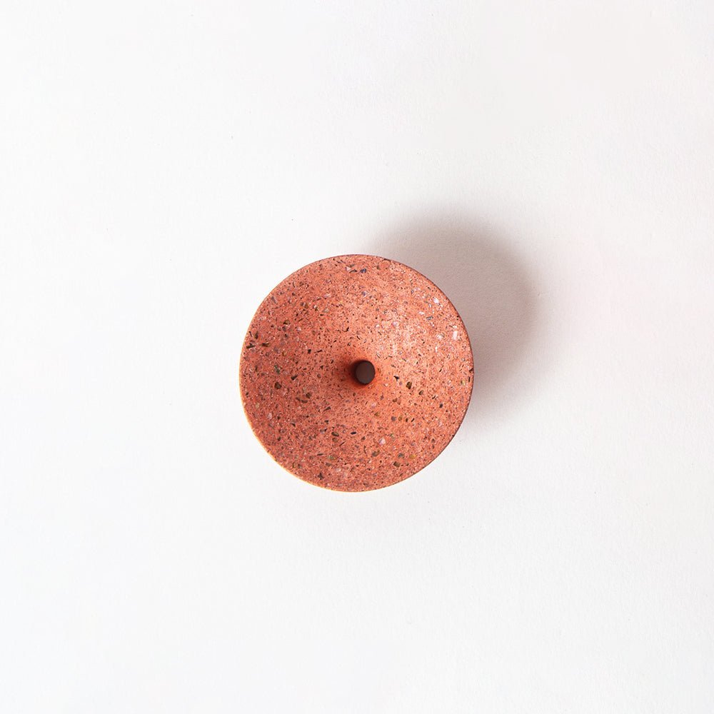 Pretti.Cool Dimple Wall Hook, Small | Coral Terrazzo