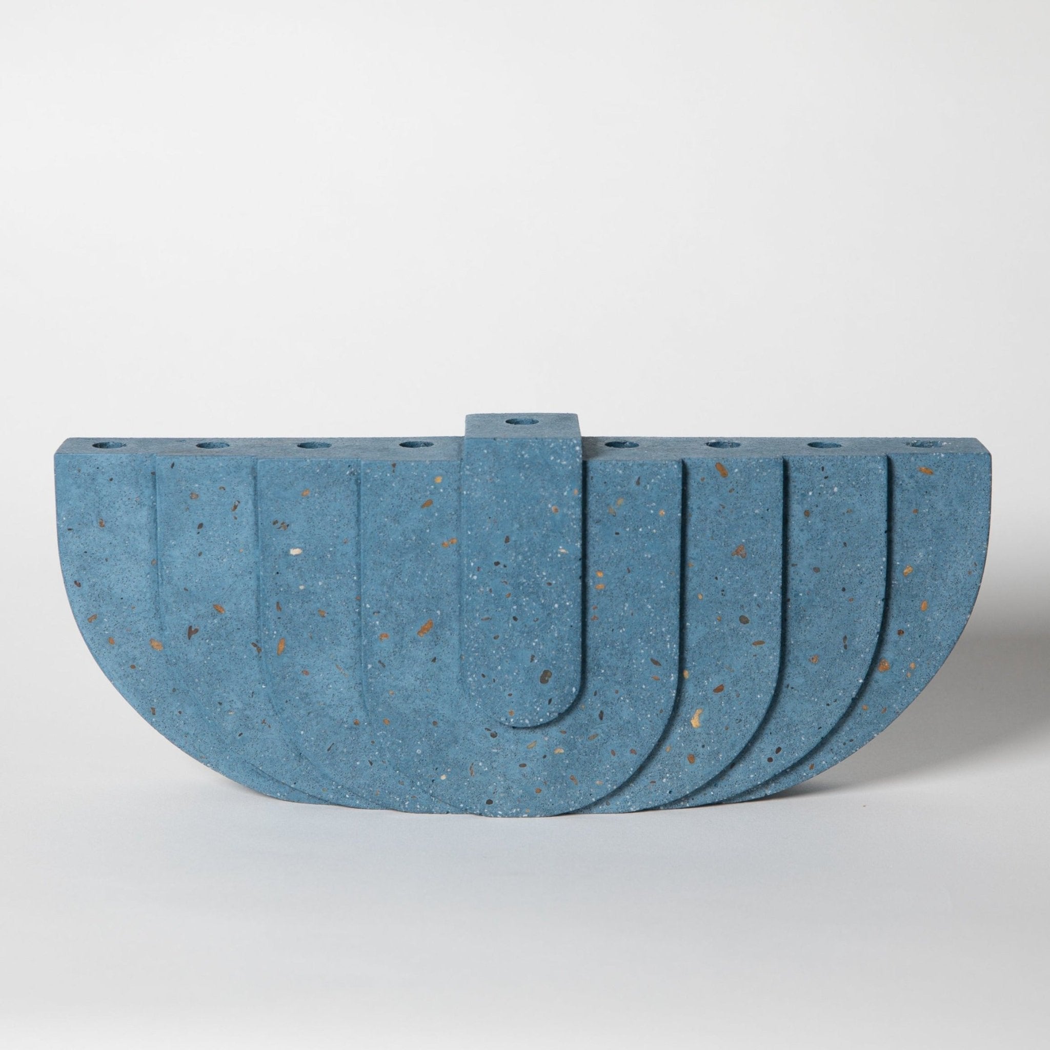 Pretti.Cool Menorah | Cobalt Terrazzo
