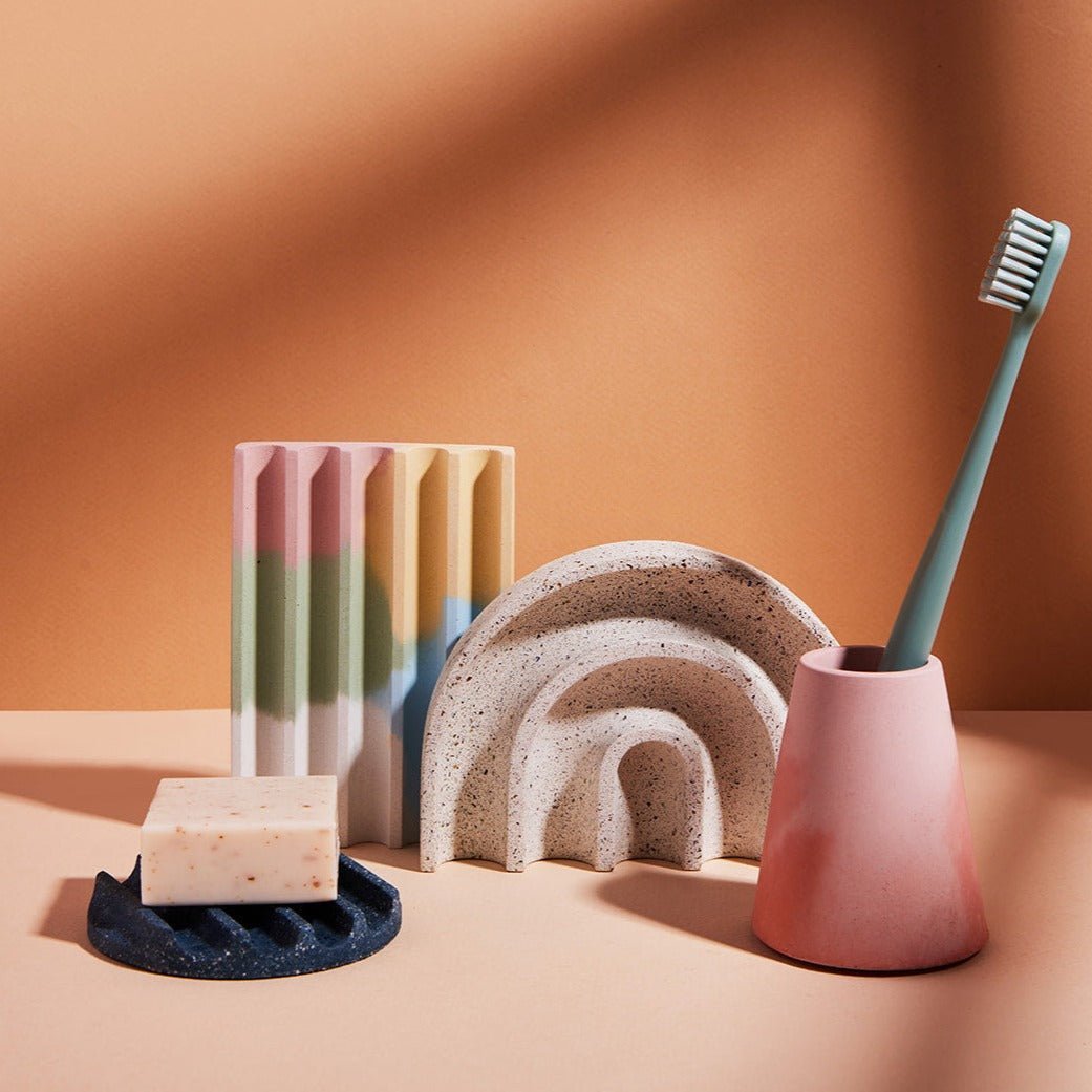 Pretti.Cool Mini Soap Dish | Cobalt Terrazzo