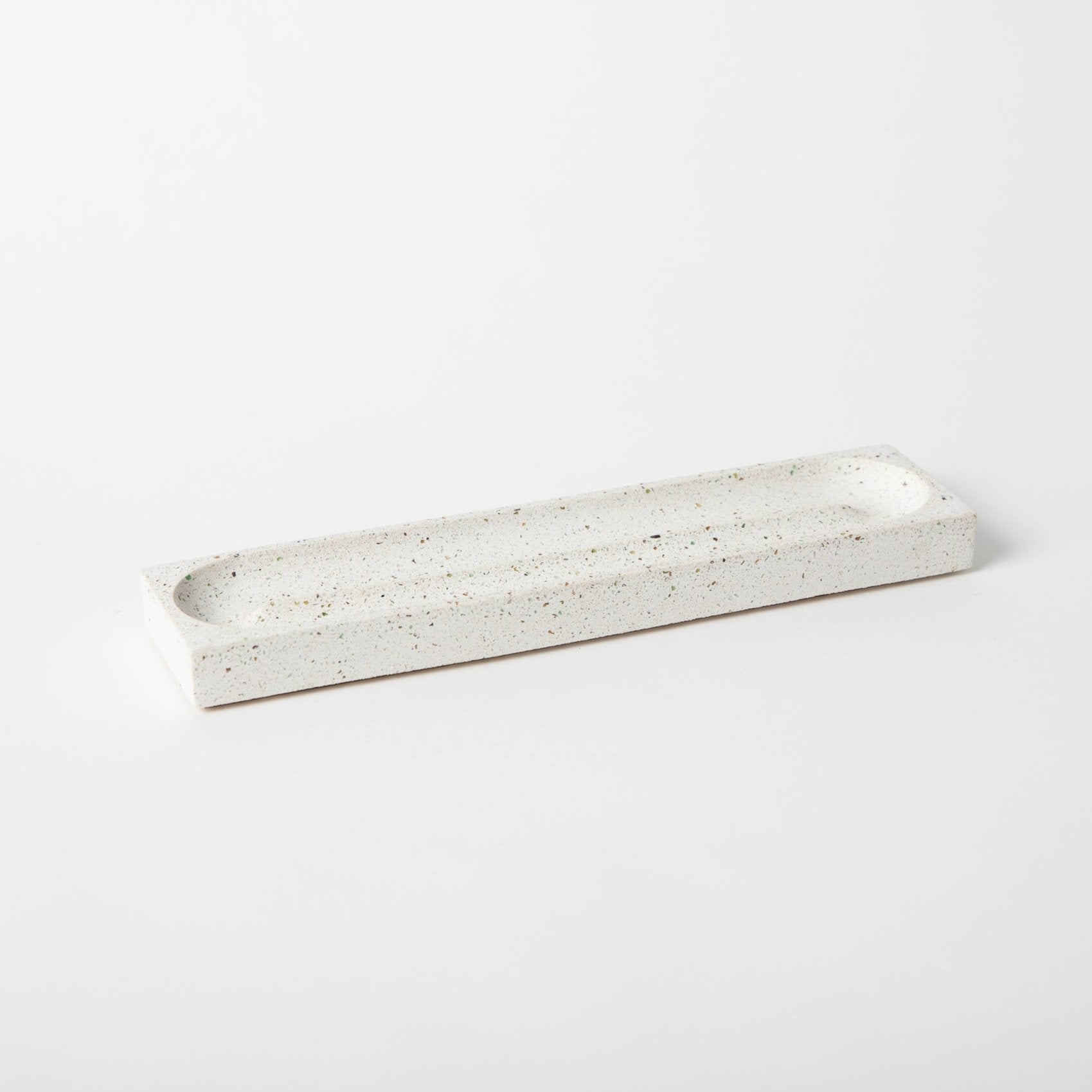 Pretti.Cool Pencil Tray | White Terrazzo
