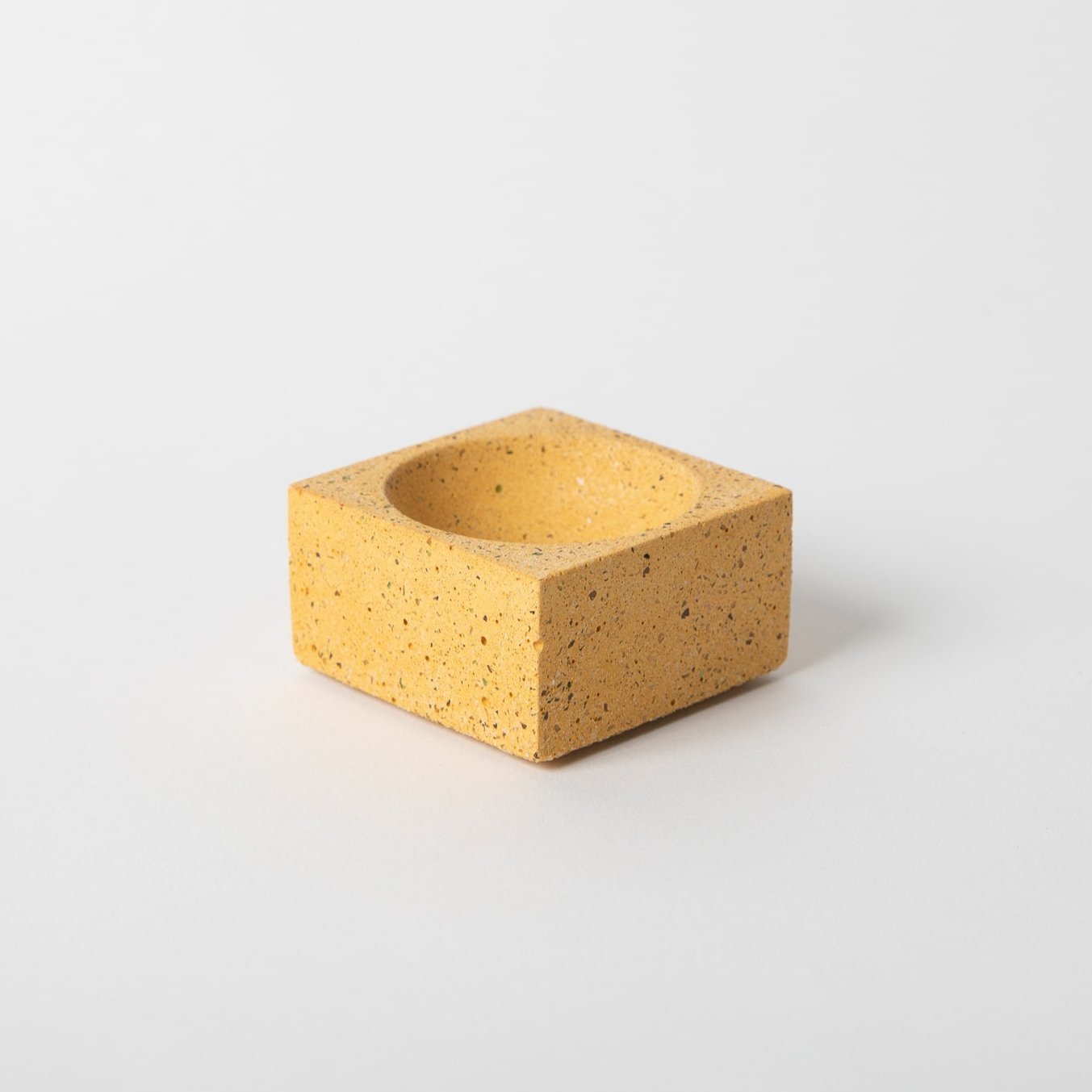 Pretti.Cool Square Incense Holder | Marigold Terrazzo