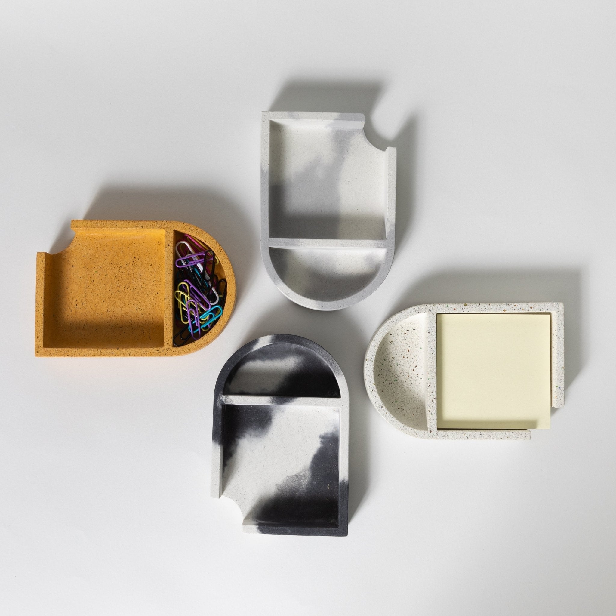 Pretti.Cool Sticki Note Holder | Marigold Terrazzo