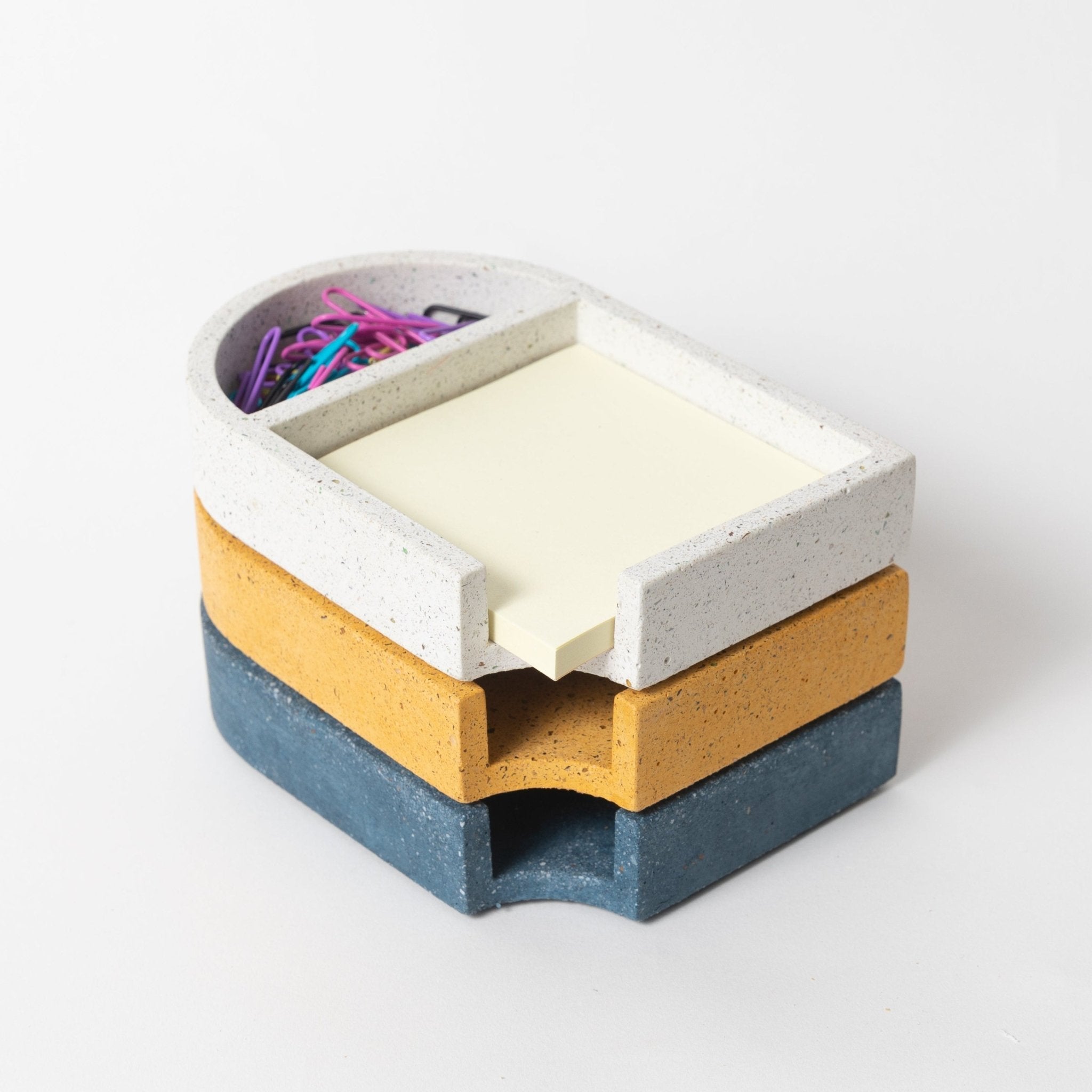 Pretti.Cool Sticki Note Holder | Marigold Terrazzo