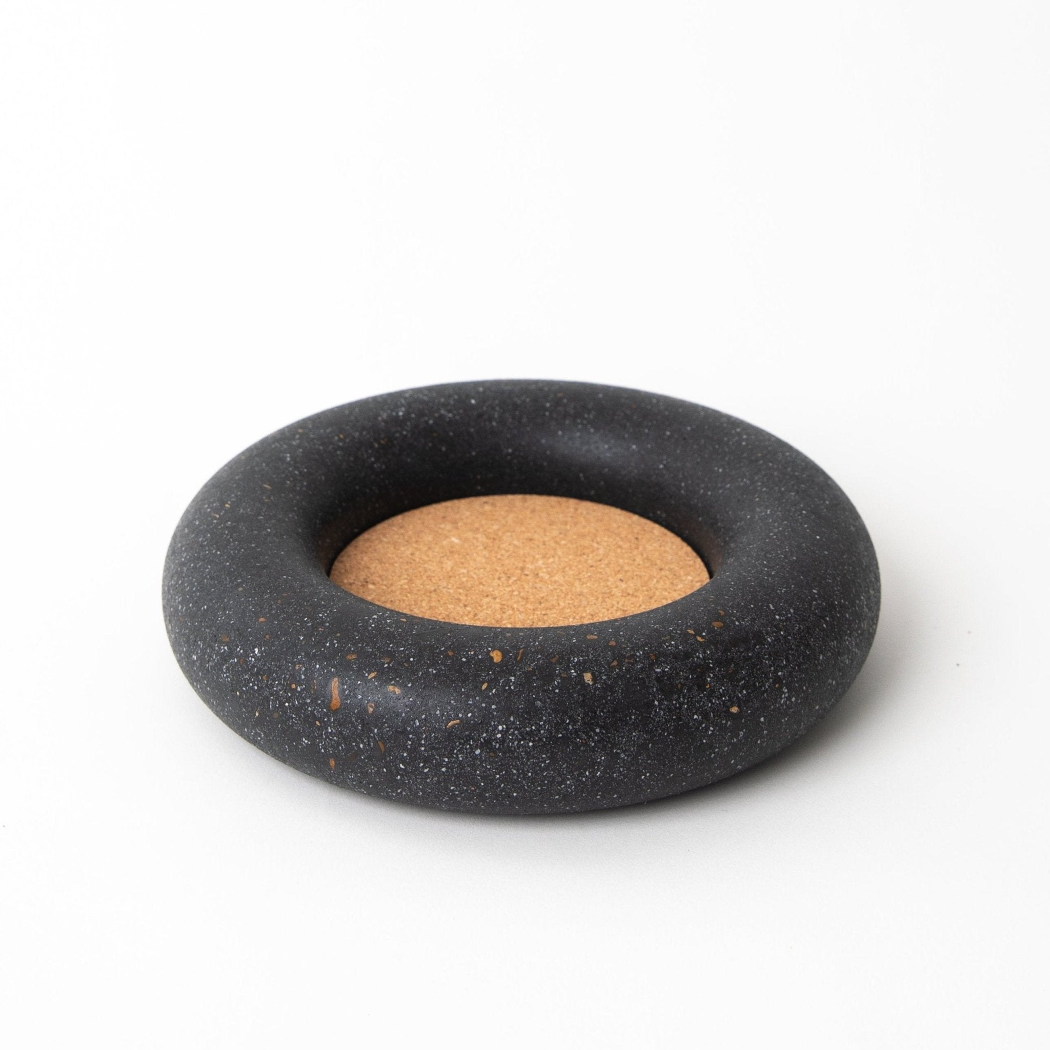 Pretti.Cool Wine Bottle Coaster | Black Terrazzo