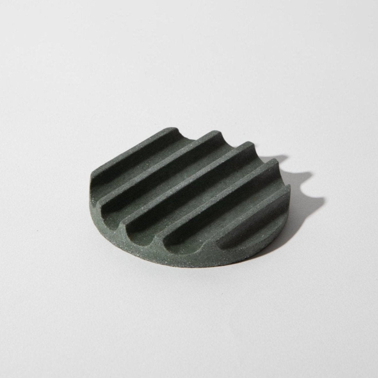 Pretti.Cool Mini Soap Dish | Dark Green Terrazzo