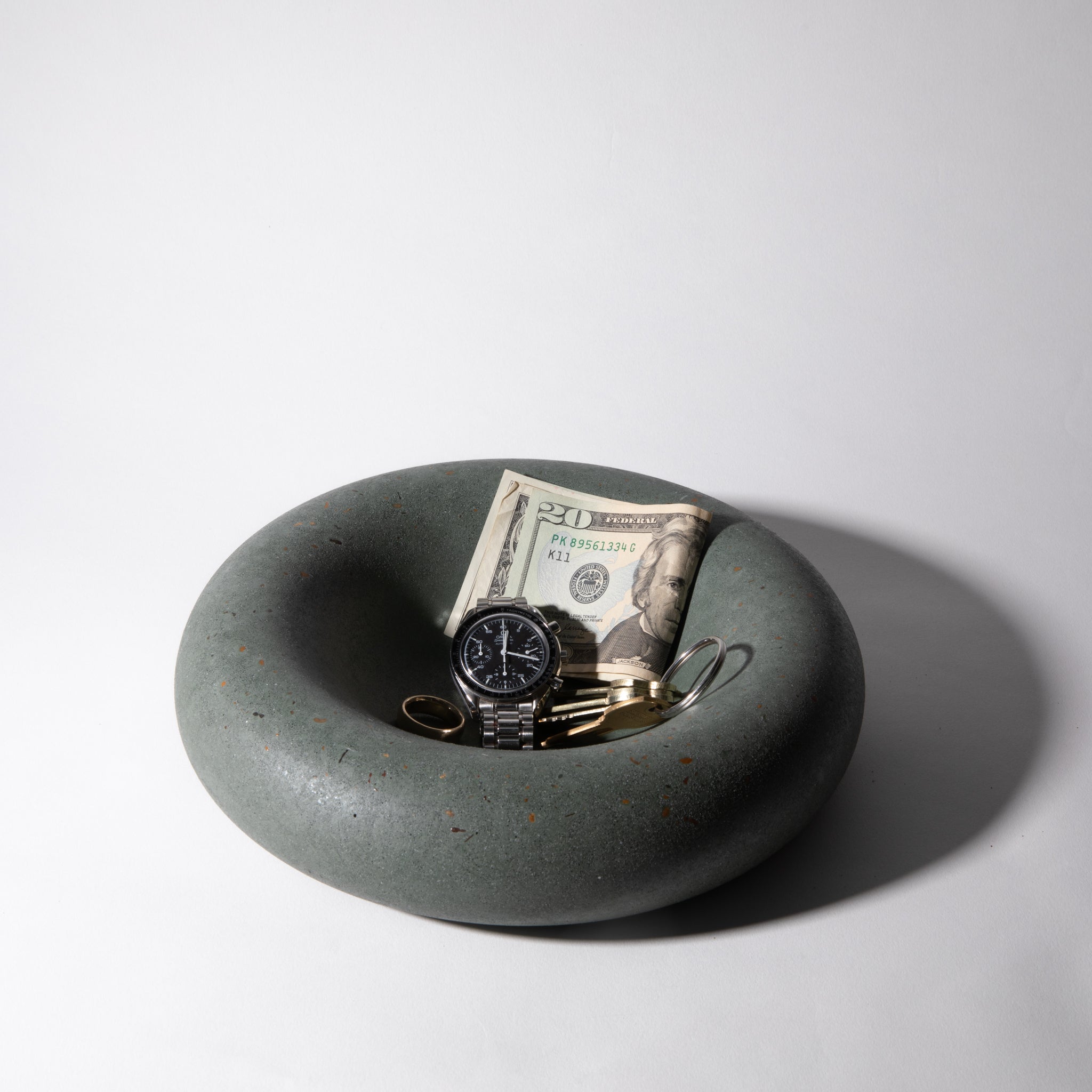 Pretti.Cool Bubble Catch All (Large) | Dark Green Terrazzo