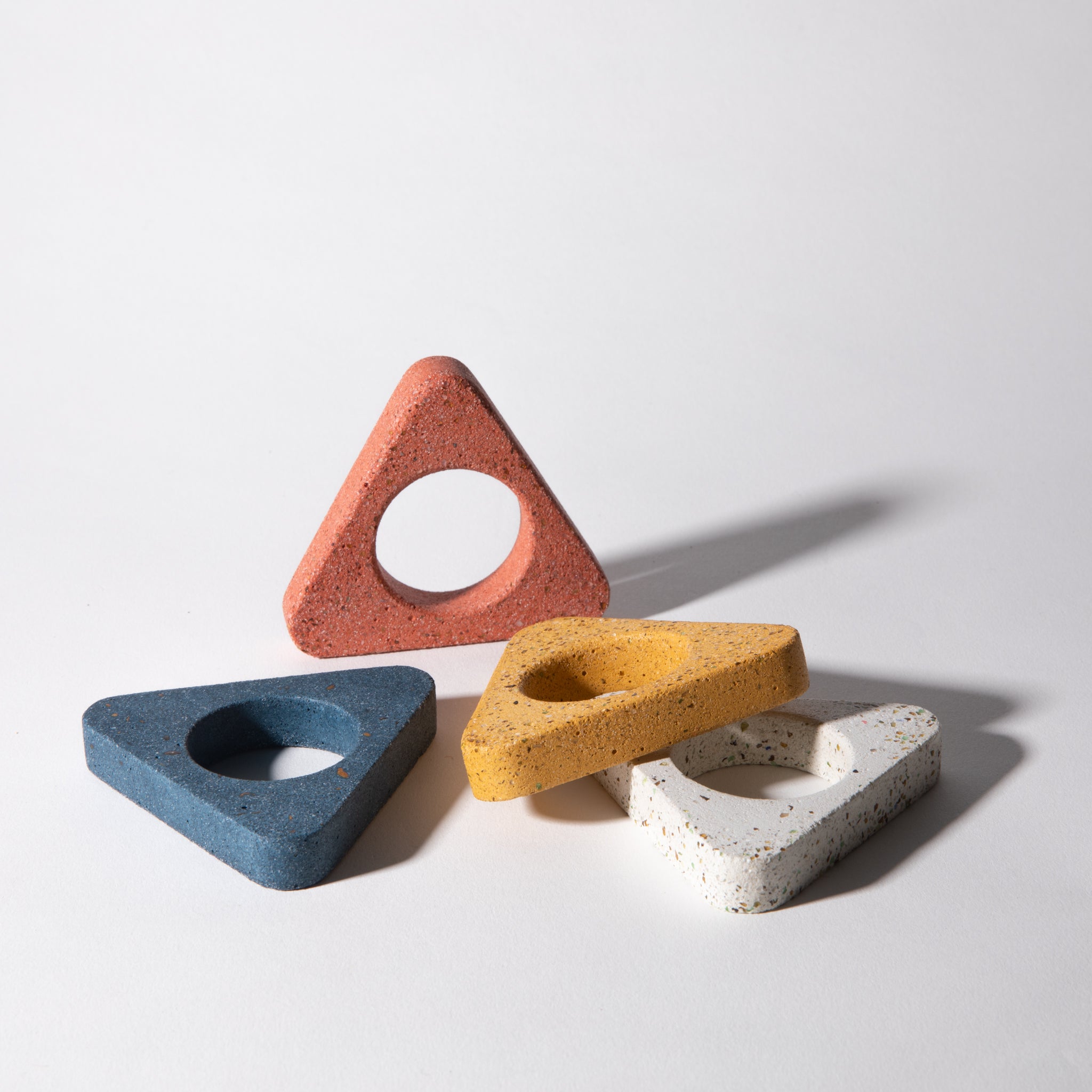 Pretti.Cool Napkin Ring Set | Terrazzo Primaries