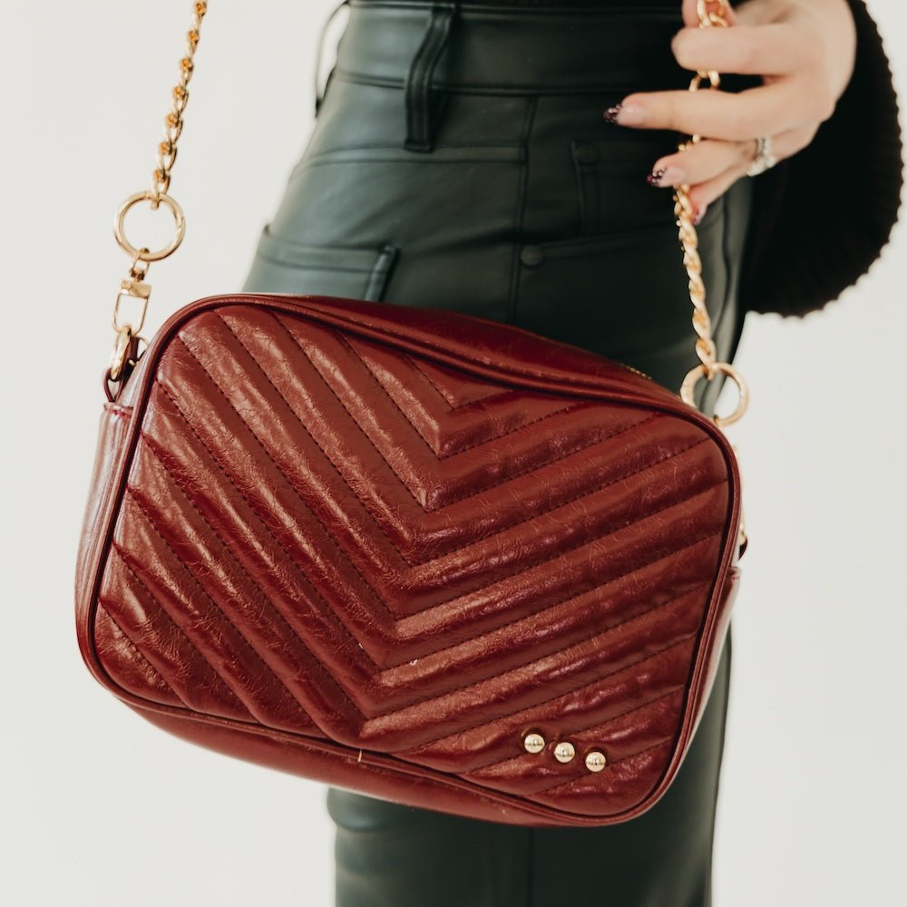 Pretty Simple Coco Quilted Camera Crossbody Bag