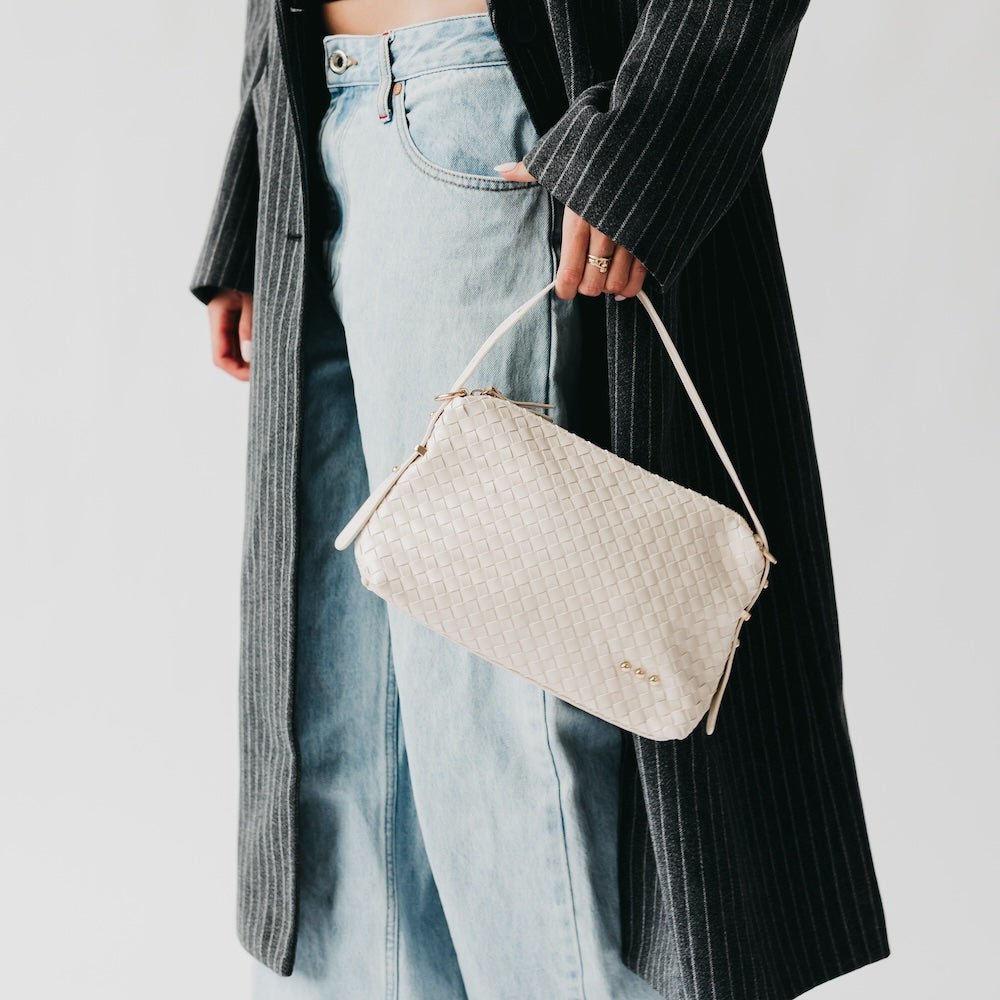 Pretty Simple Harper Hobo Woven Shoulder Bag