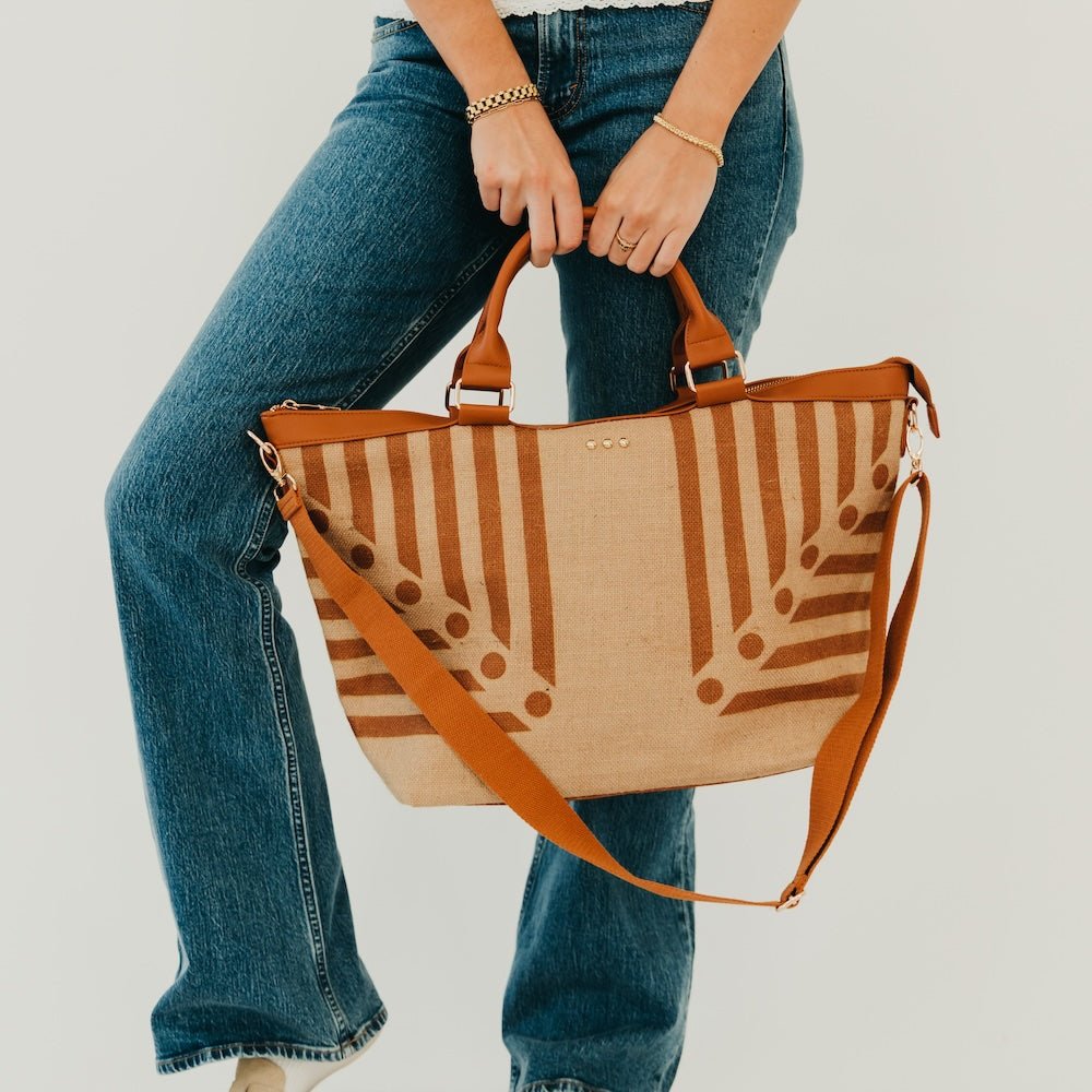 Pretty Simple June Jute Tote Bag