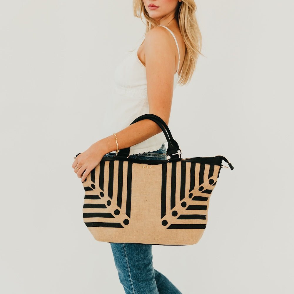 Pretty Simple June Jute Tote Bag