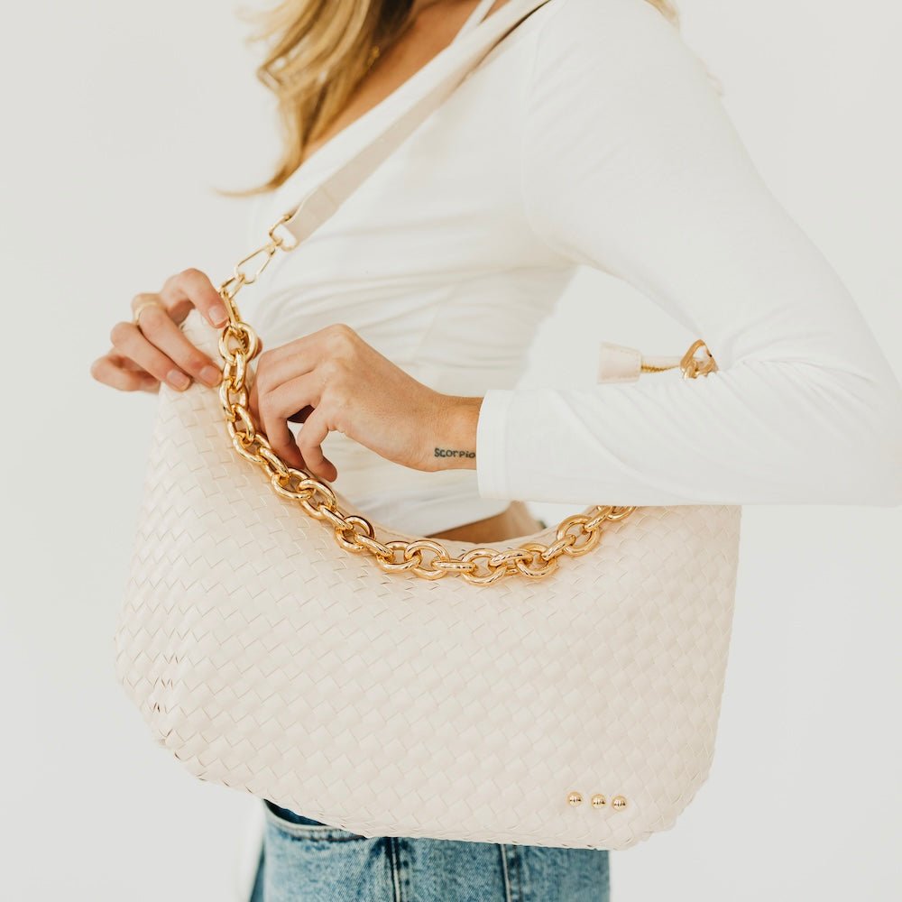 Pretty Simple Sienna Slouchy Woven Shoulder Bag - NEW COLORS!