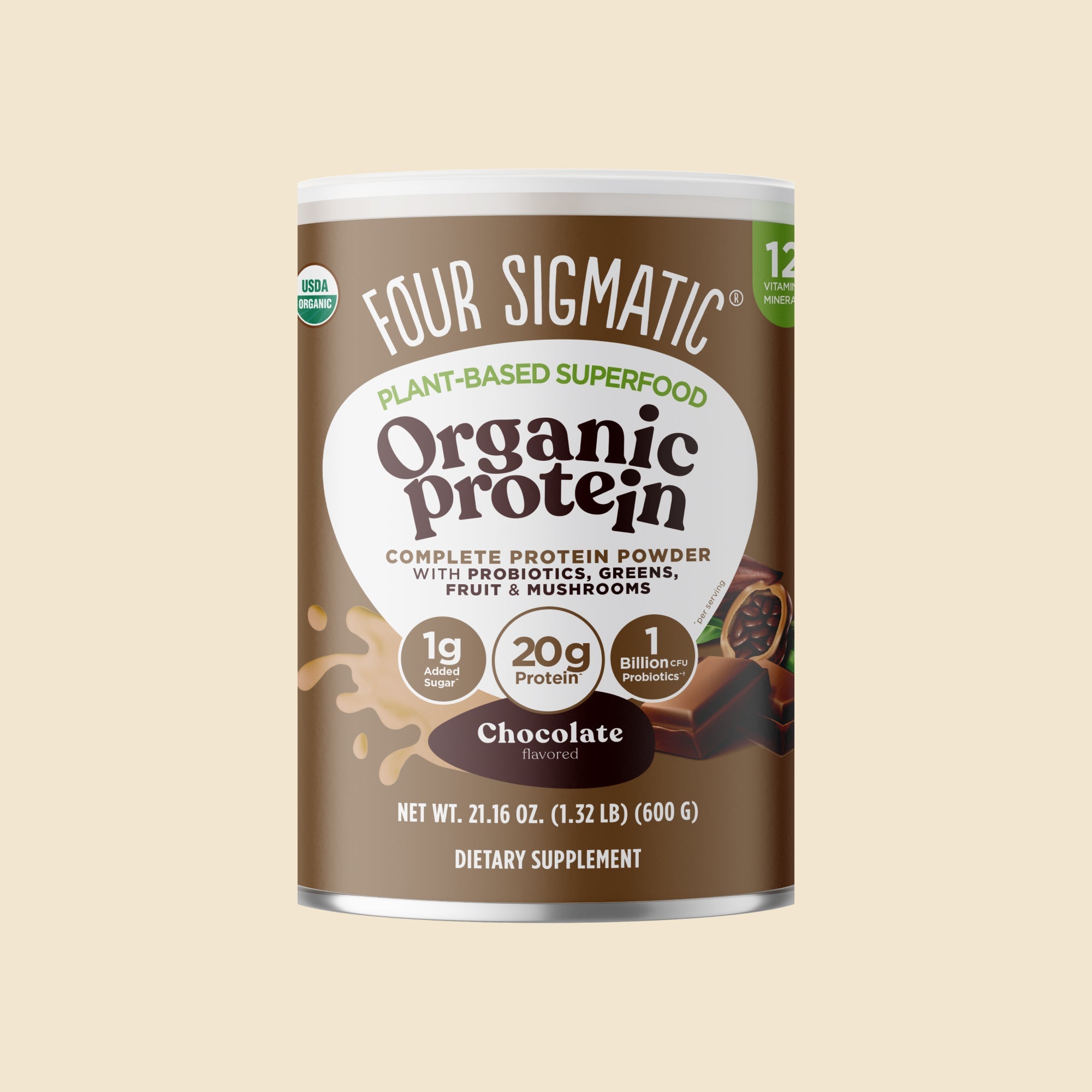US Four Sigmatic Plant - Based Protein – Chocolate
