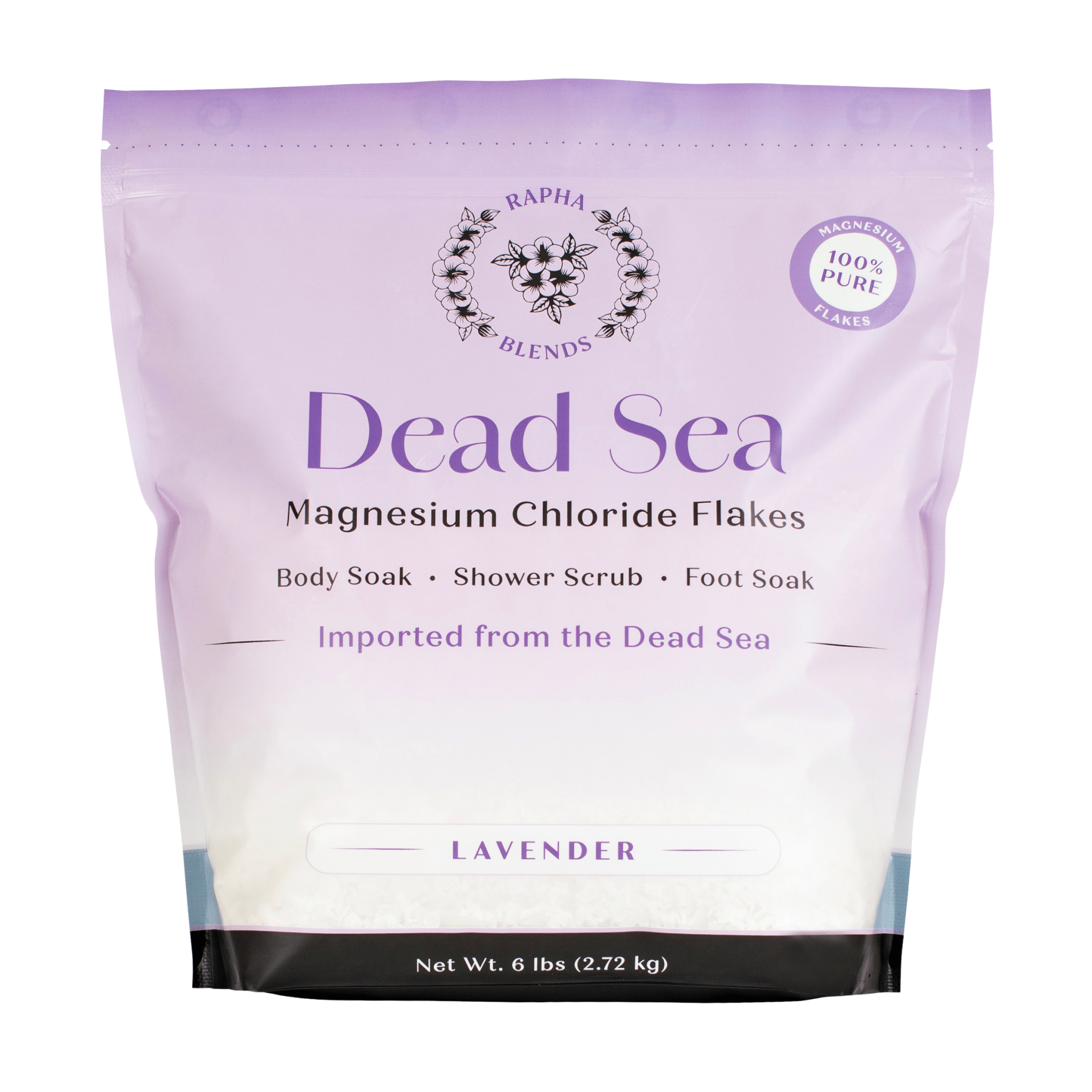 Rapha Blends Pure Dead Sea Magnesium Chloride Flakes