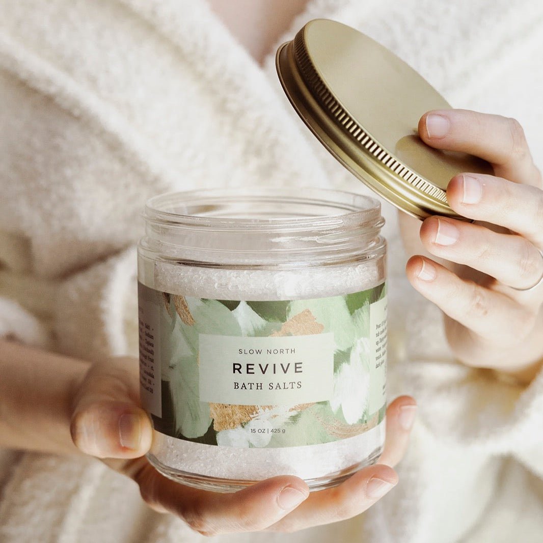 Slow North Revive Bath Salts - 15 oz Jar