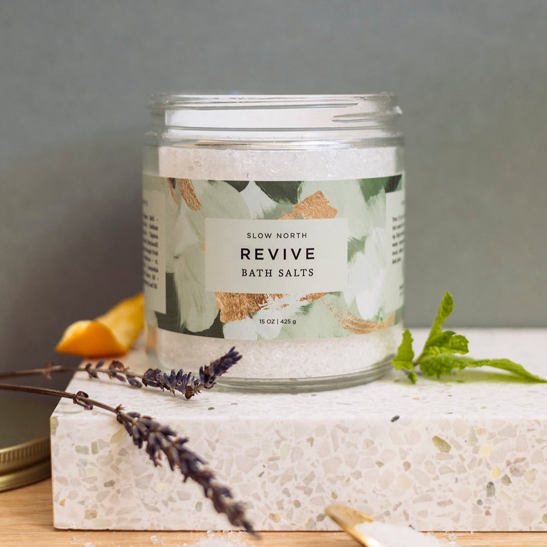 Slow North Revive Bath Salts - 15 oz Jar