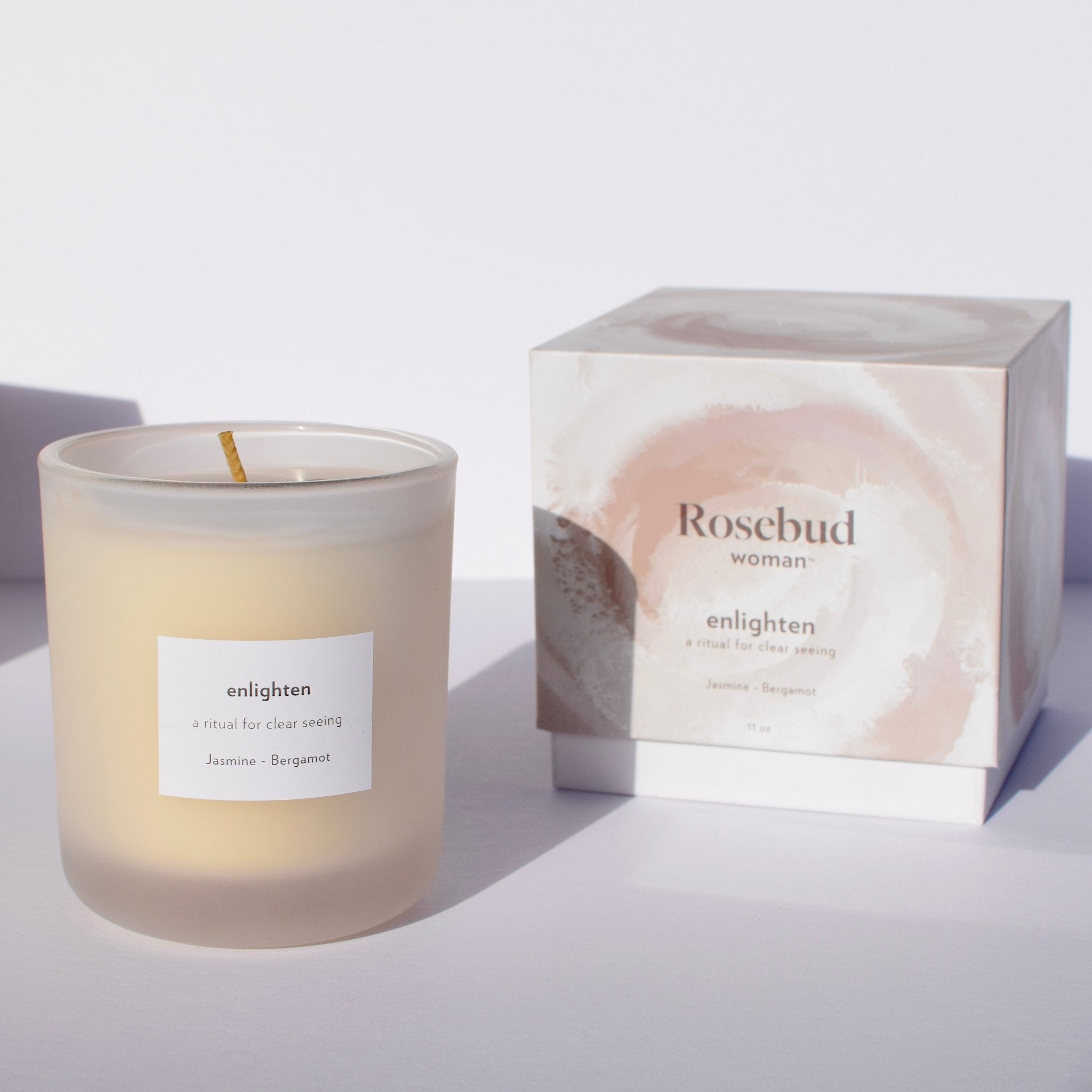 Rosebud Woman Enlighten Jasmine & Bergamot Ritual Candle (Limited Edition)