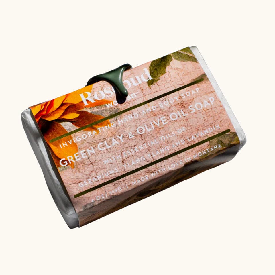 Rosebud Woman French Clay & Olive Oil Hand and Body Soap