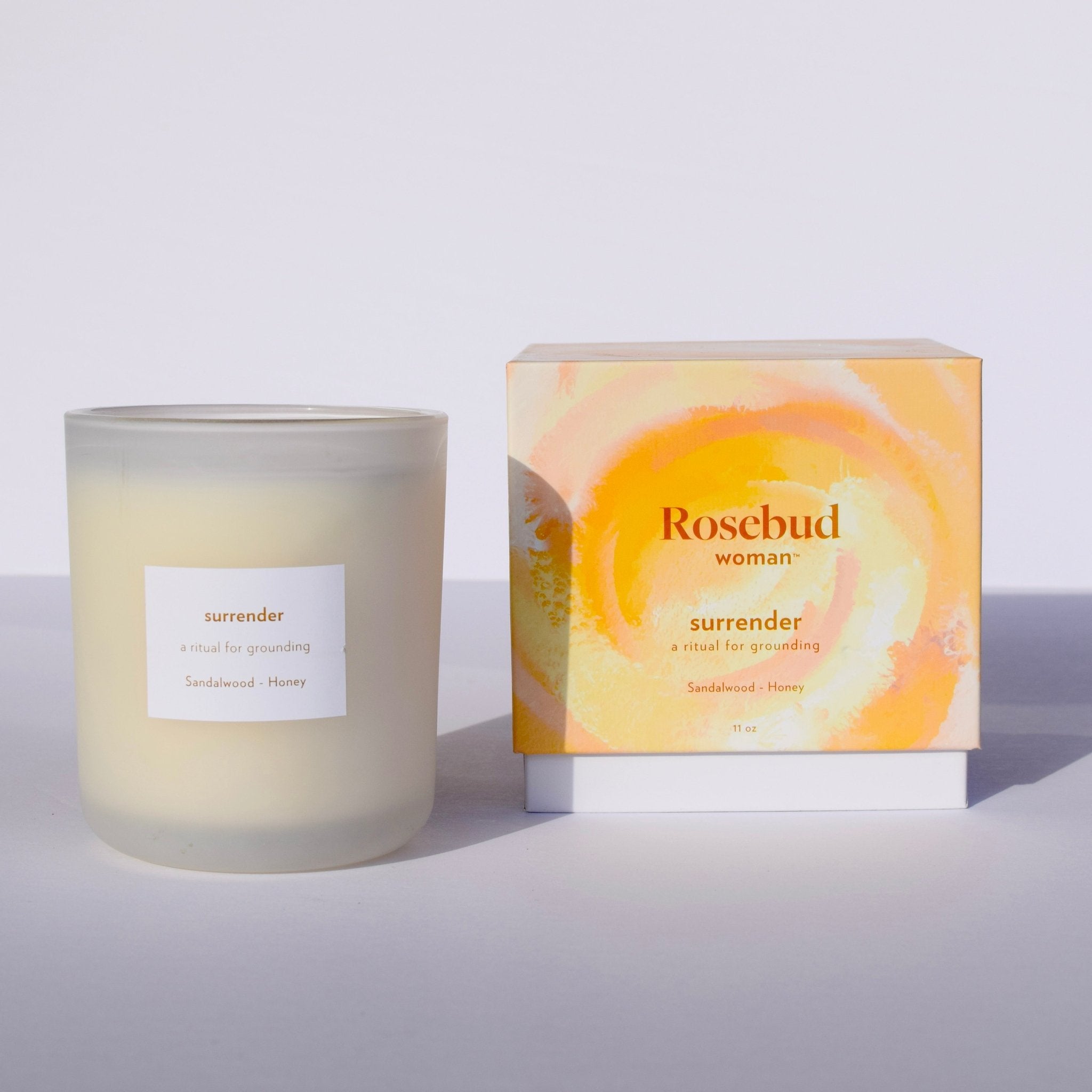 Rosebud Woman Surrender Sandalwood & Honey Ritual Candle (Limited Edition)