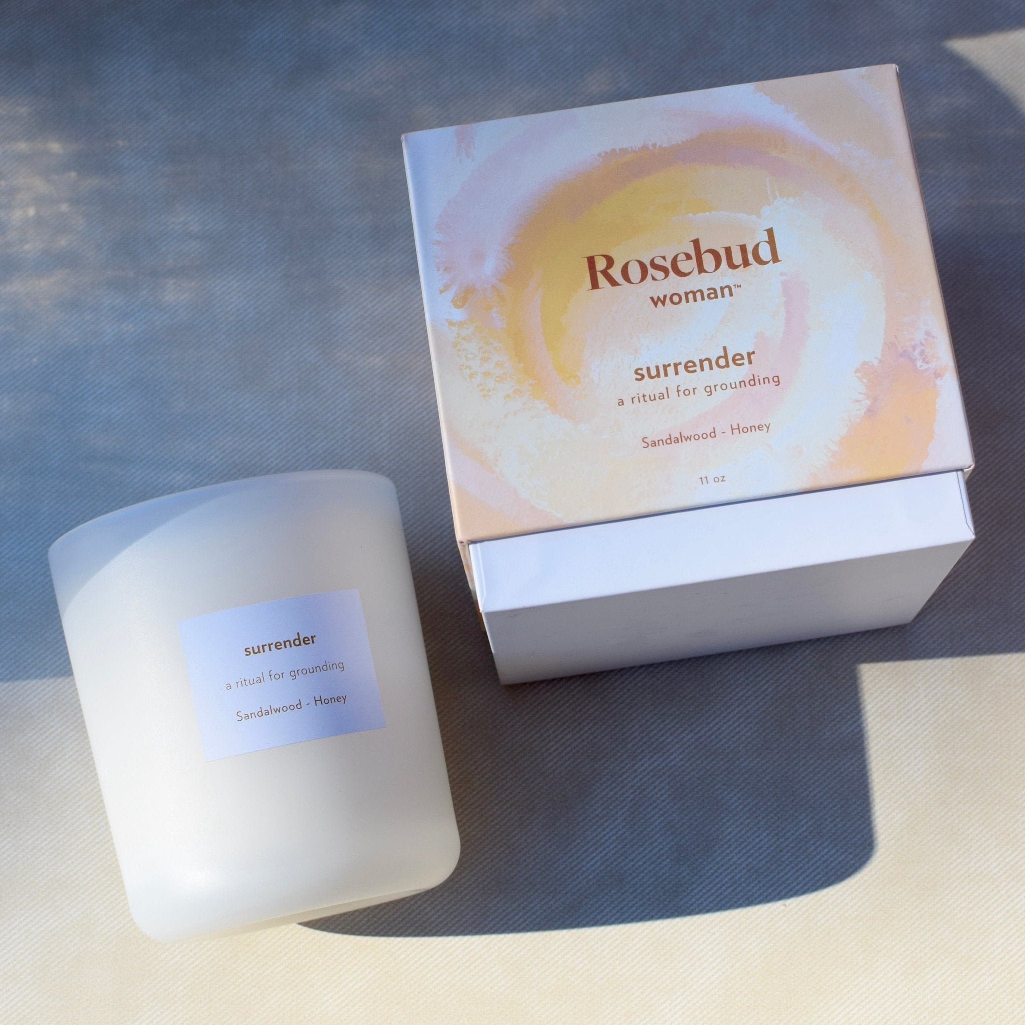 Rosebud Woman Surrender Sandalwood & Honey Ritual Candle (Limited Edition)