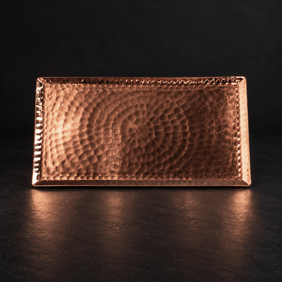 Sertodo Chequer Copper Serving Tray