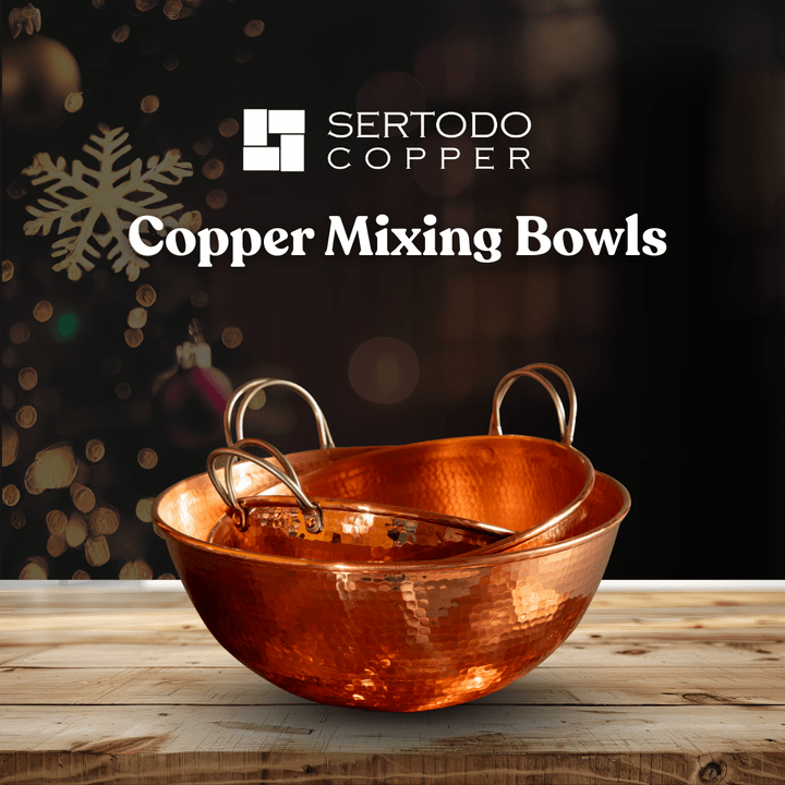 Sertodo Copper Mixing Bowls