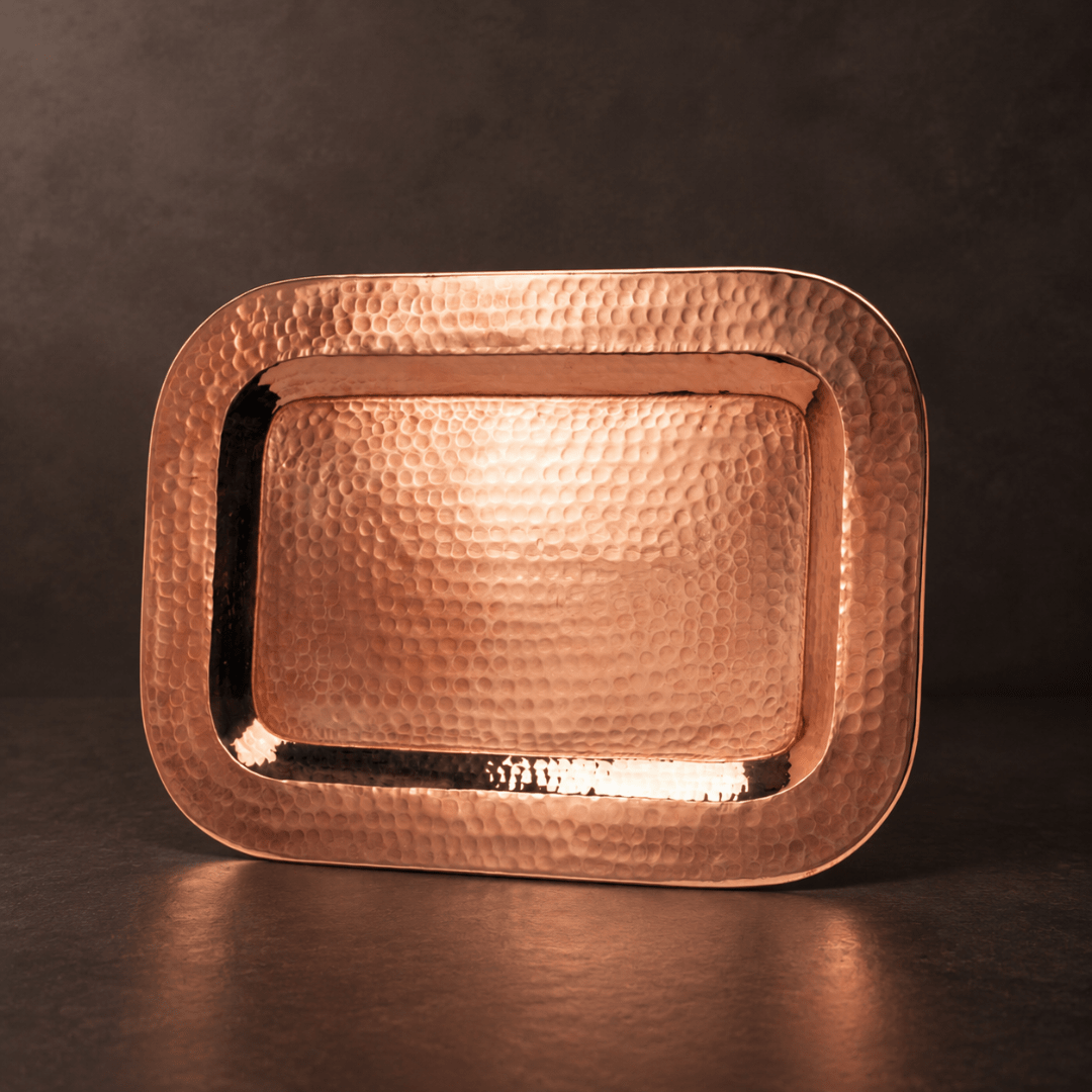 Sertodo Copper Thessaly Rectangle Platter