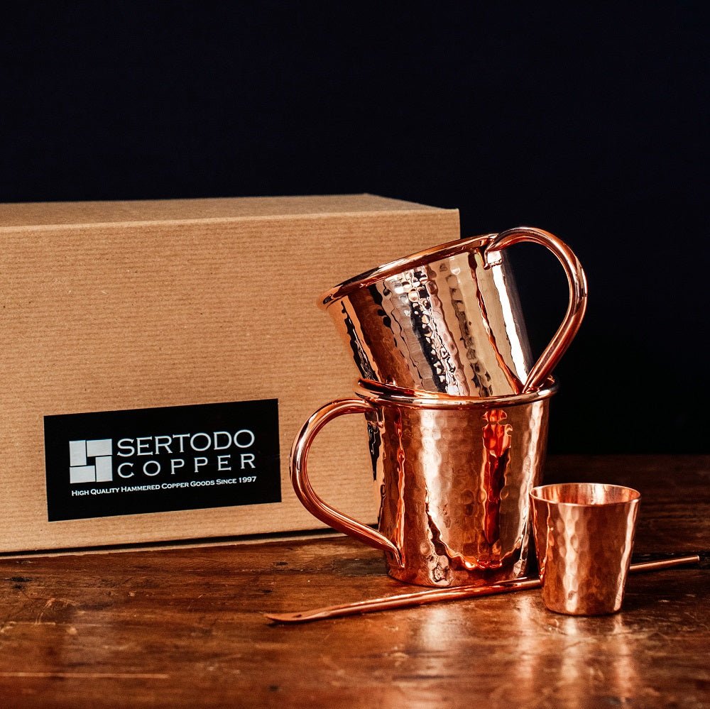 Sertodo Holiday Moscow Mule Mug Gift Set