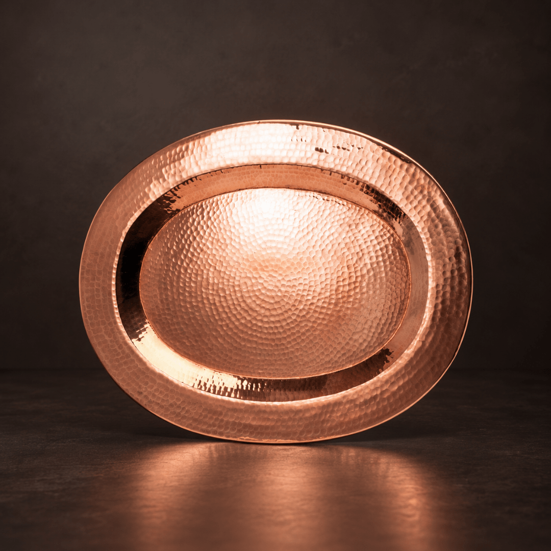 Sertodo Thessaly Oval Copper Platter