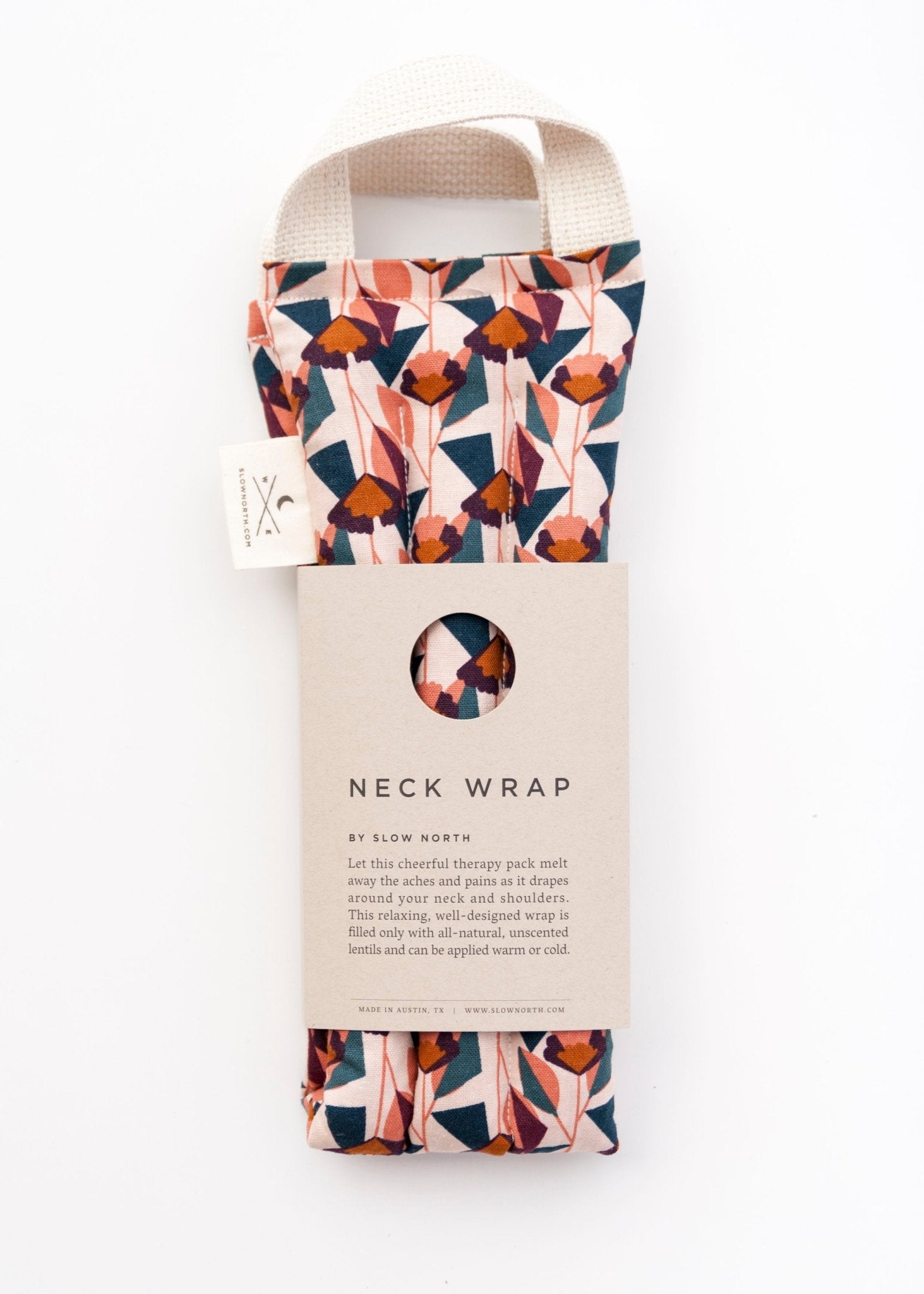 Slow North Eye Mask + Neck Wrap Bundle - Blush Florence
