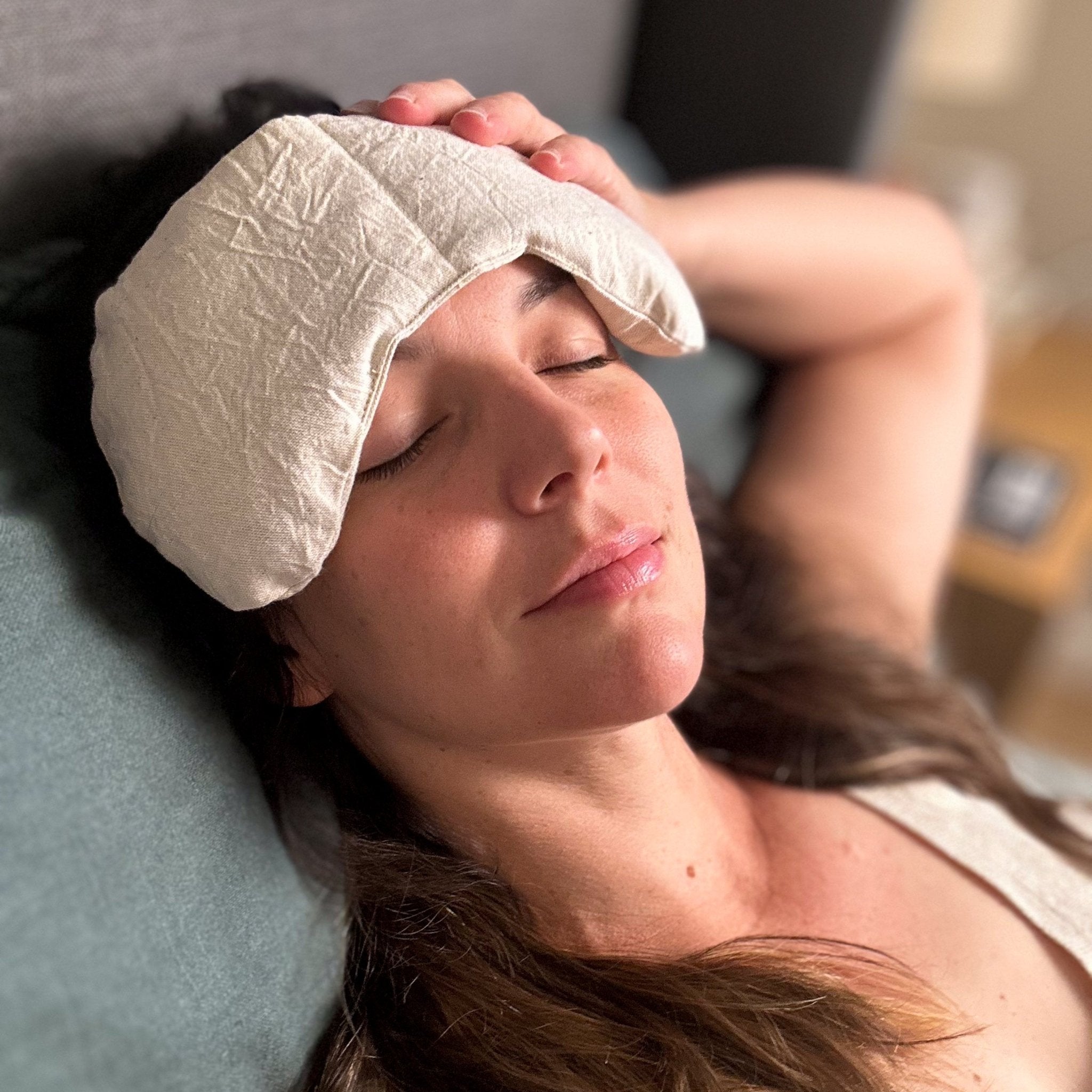 Slow North Eye Mask + Neck Wrap Bundle - Natural