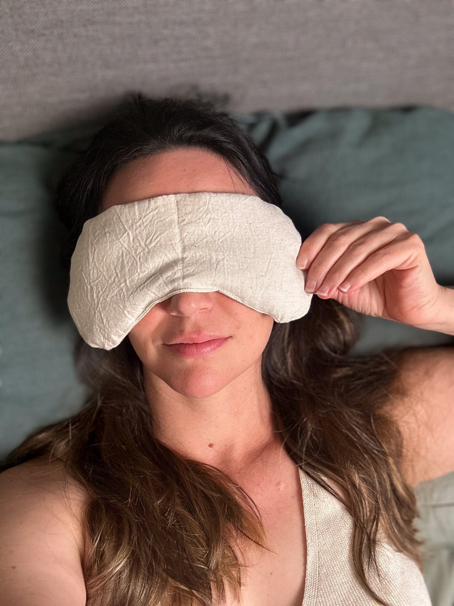 Slow North Eye Mask + Neck Wrap Bundle - Natural