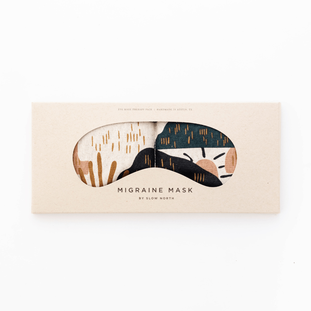 Slow North Eye Mask + Neck Wrap Bundle - Rainbow Hill