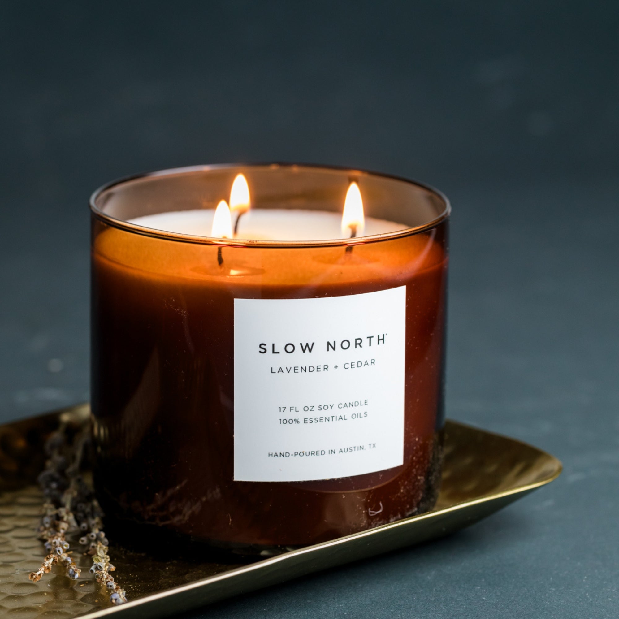 Slow North Lavender + Cedar - Signature 3 - Wick Candle