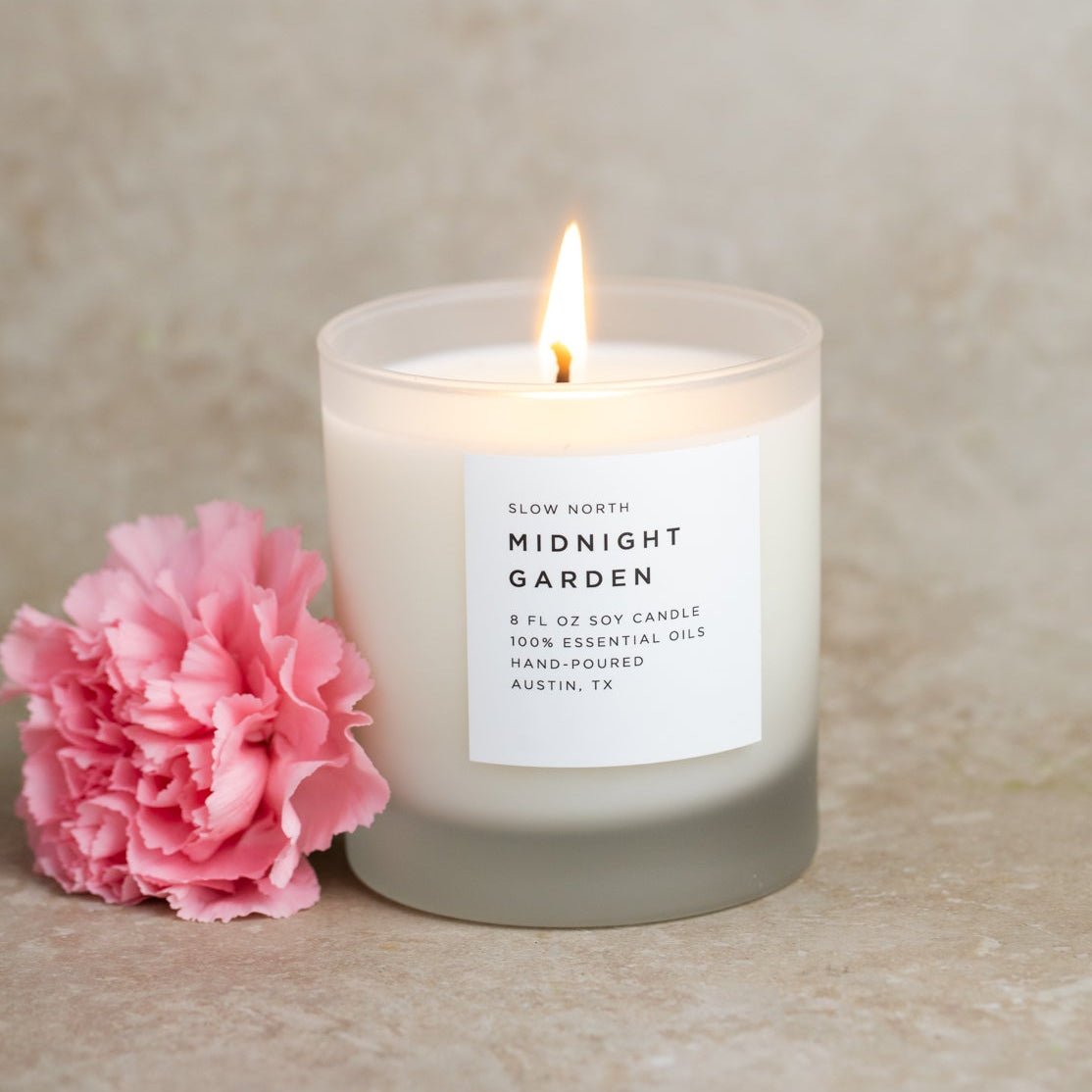 Slow North Midnight Garden - Signature Candle (Lavender + Rosemary + Geranium)
